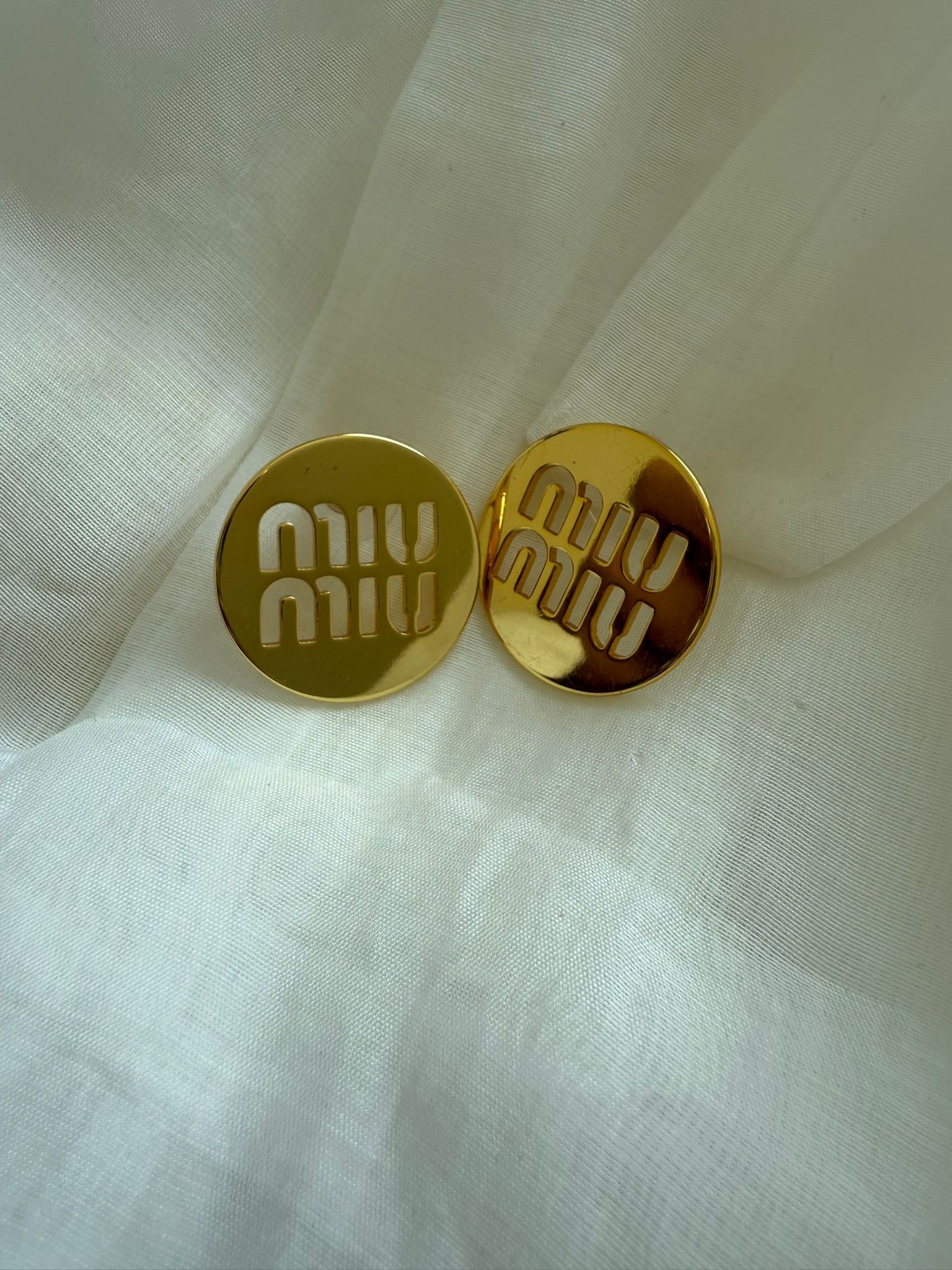 MM Plaka Küpe Gold