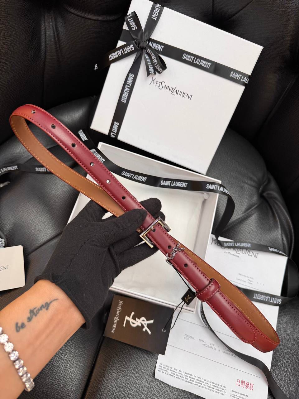 YSL KEMER BORDO (ORİJİNAL) 