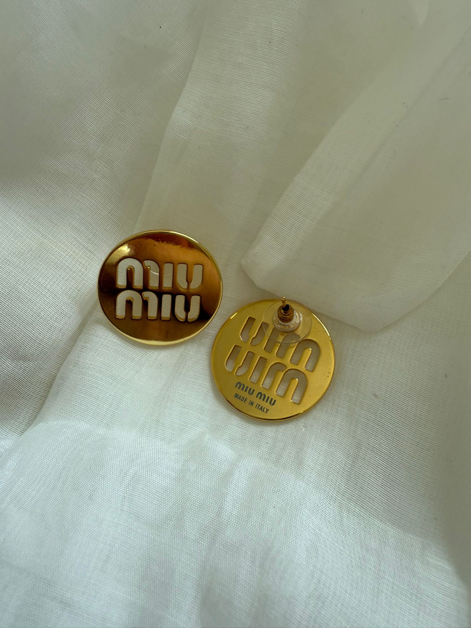 MM Plaka Küpe Gold