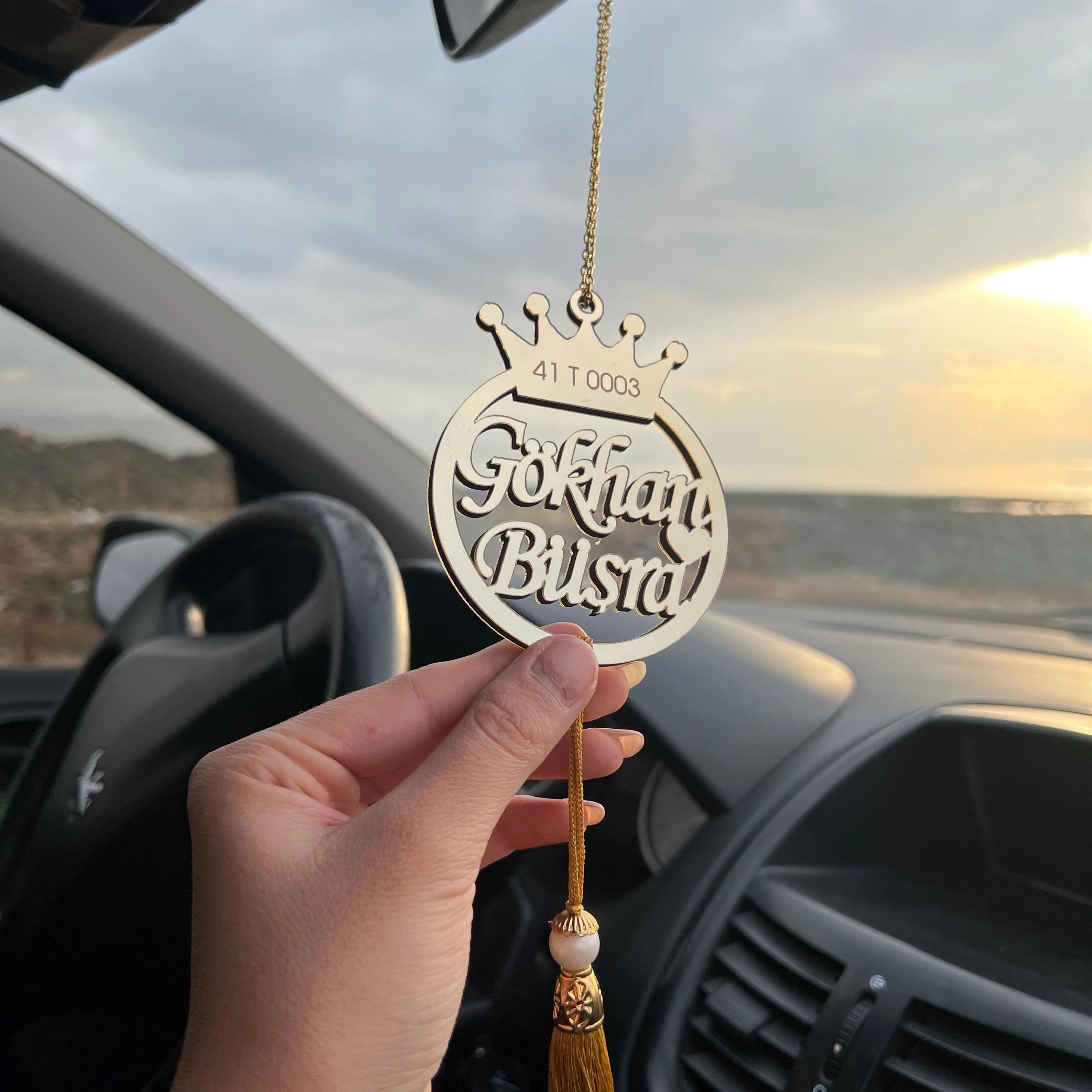 Kişiye Özel Pleksi Araba Süsü