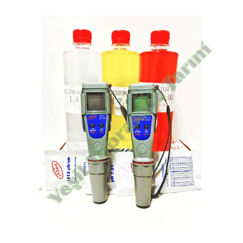 Ad-WA Ec ve pH Metre (Ad12-Ad31)+ 500 ml Kalibrasyon sıvıları