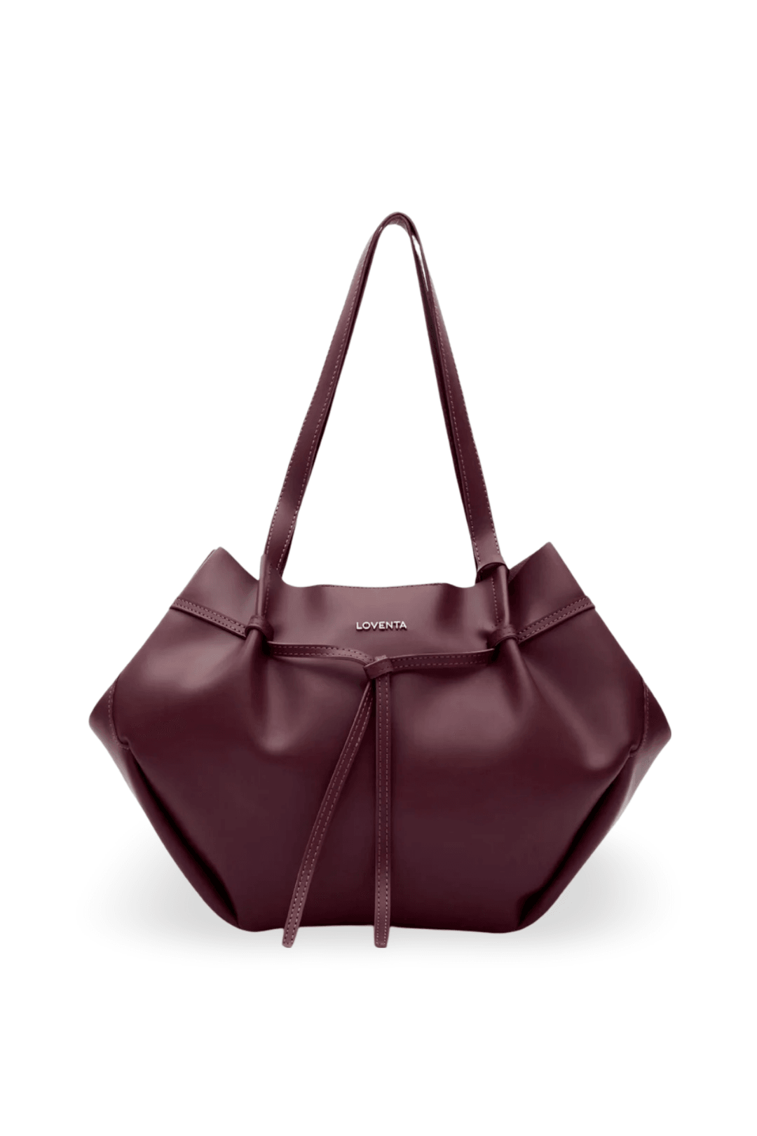 NIESHA Large Tote Çanta - Bordo