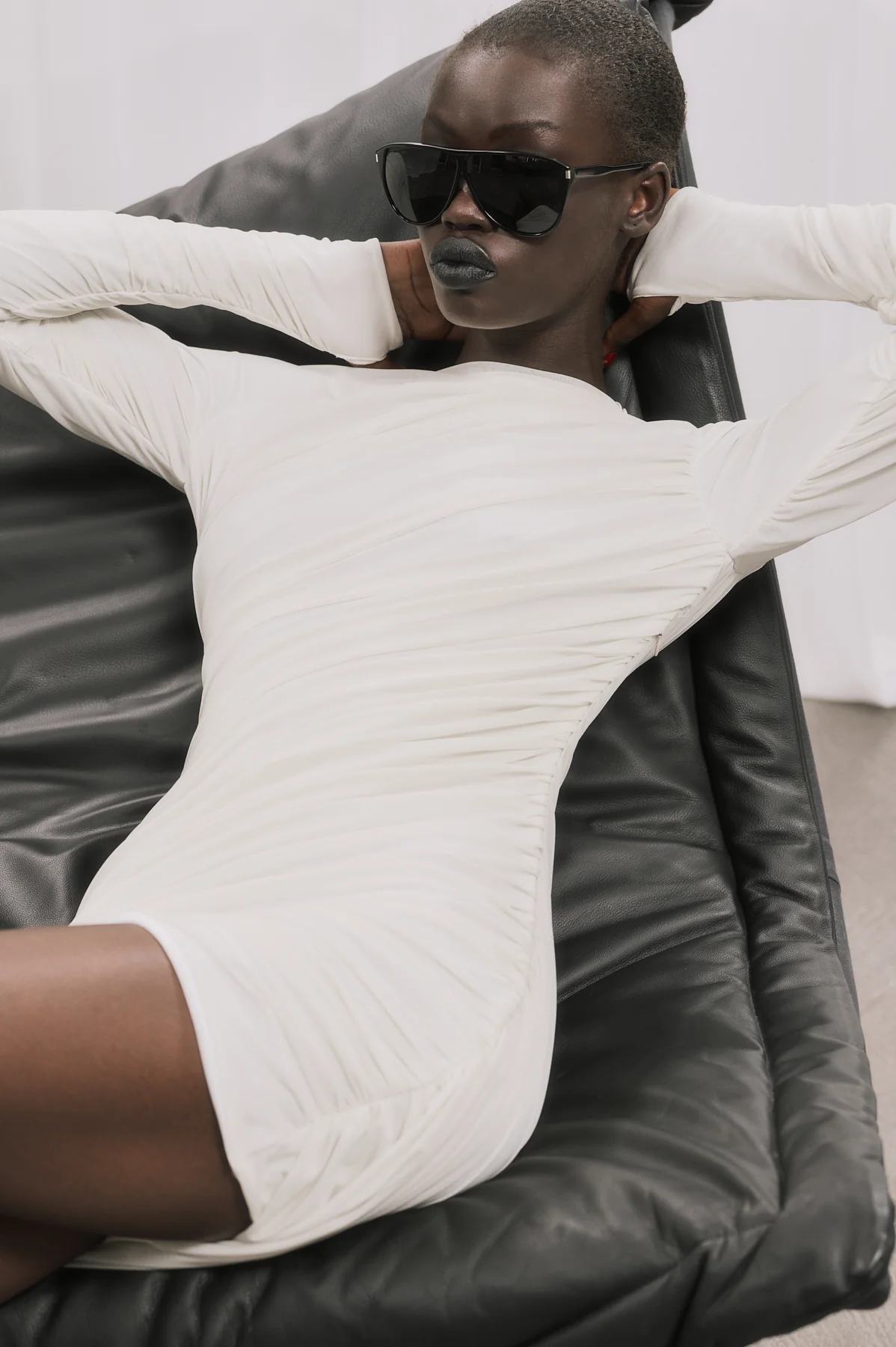 MELS Mini Elbise - Ecru