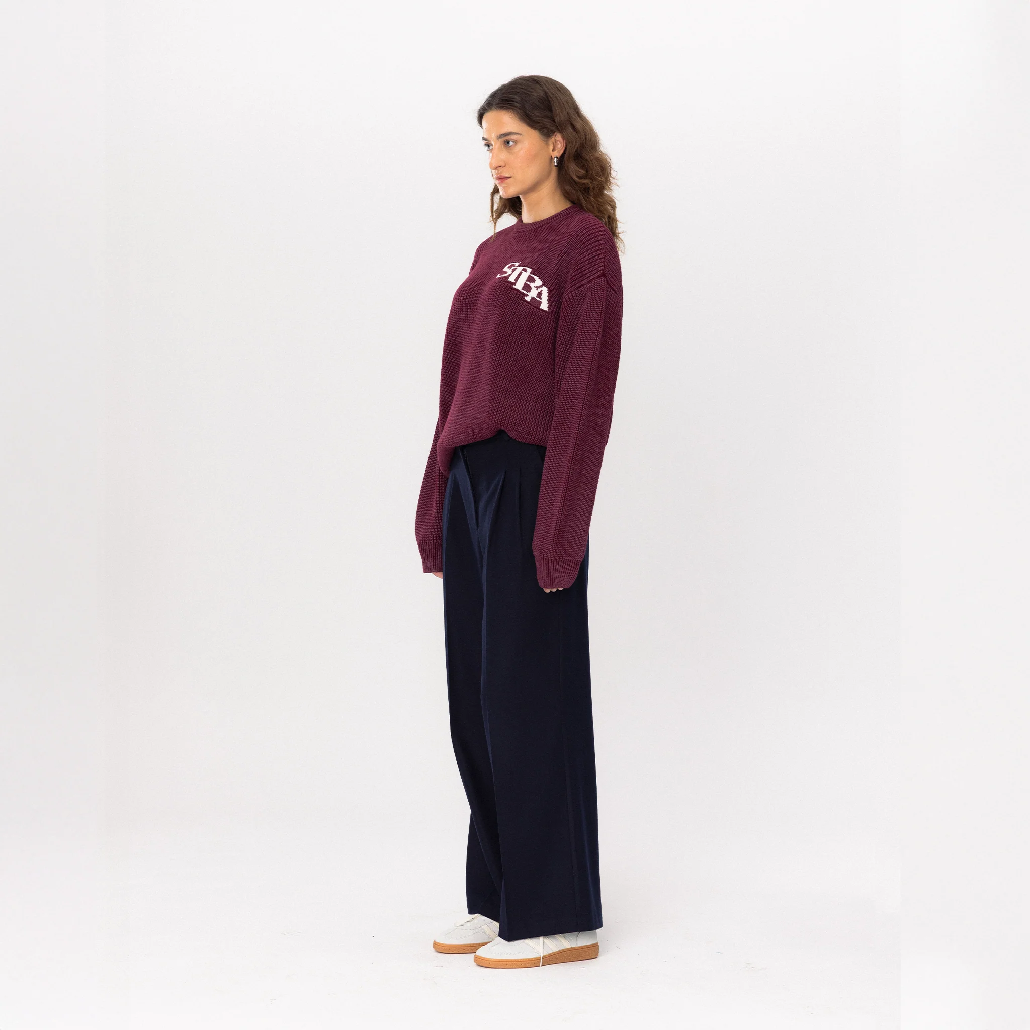 STBA Logo Triko Kazak - Bordo