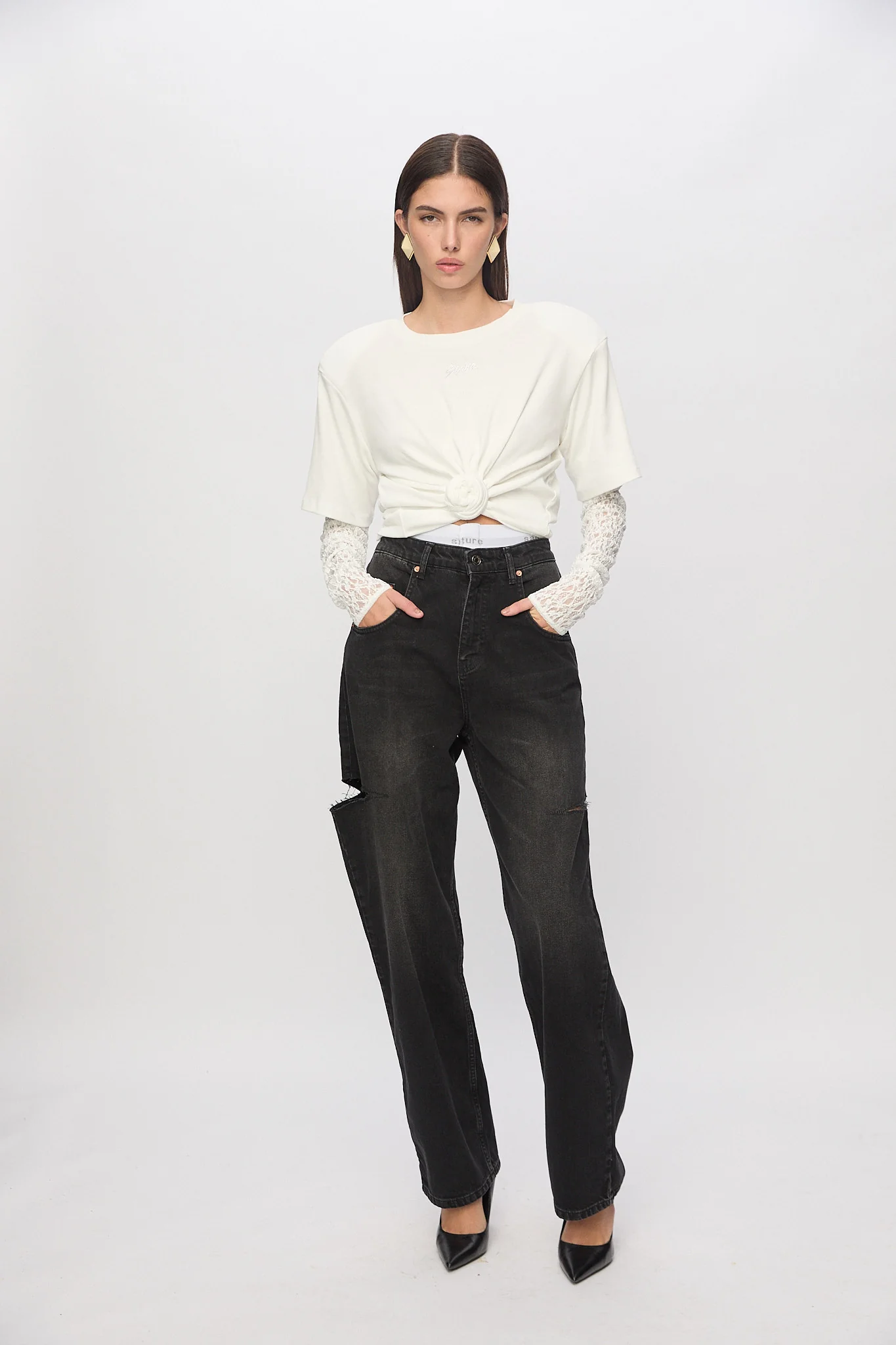 MARILYN Üst - Beyaz