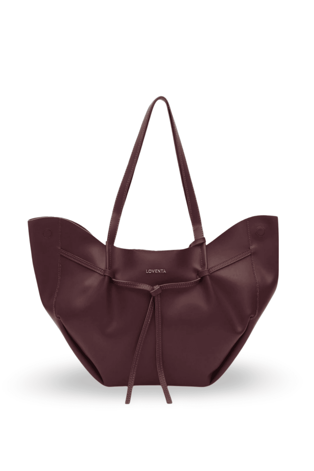 NIESHA Large Tote Çanta - Bordo