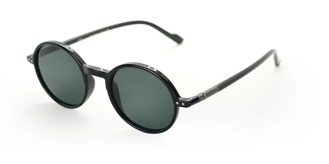 LEON N-TYPE  Unisex Güneş Gözlüğü - Black / Green