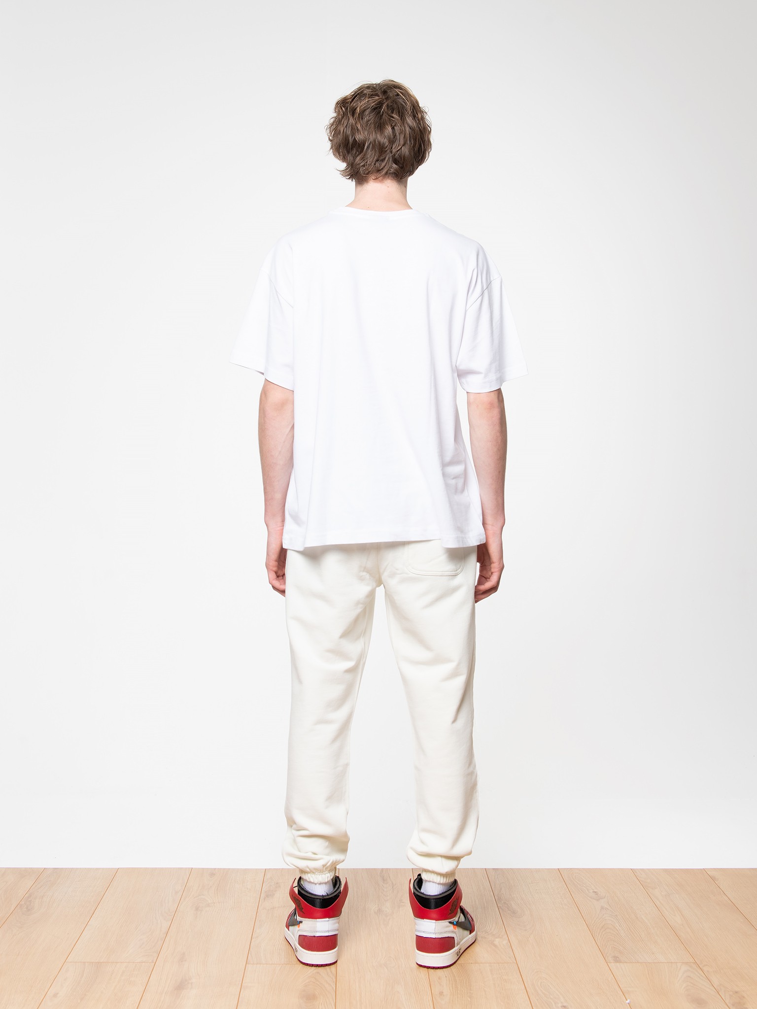 ESSENTIALS LOGO Oversize S/S T-Shirt - Off White 