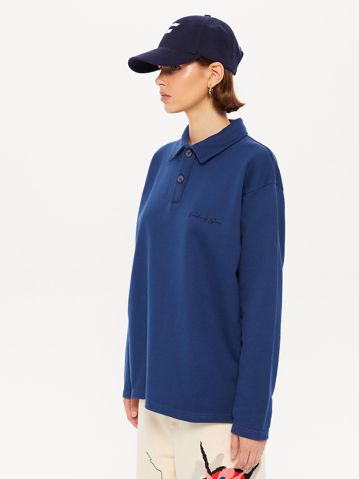 SIGNATURE Polo Sweatshirt - Lacivert