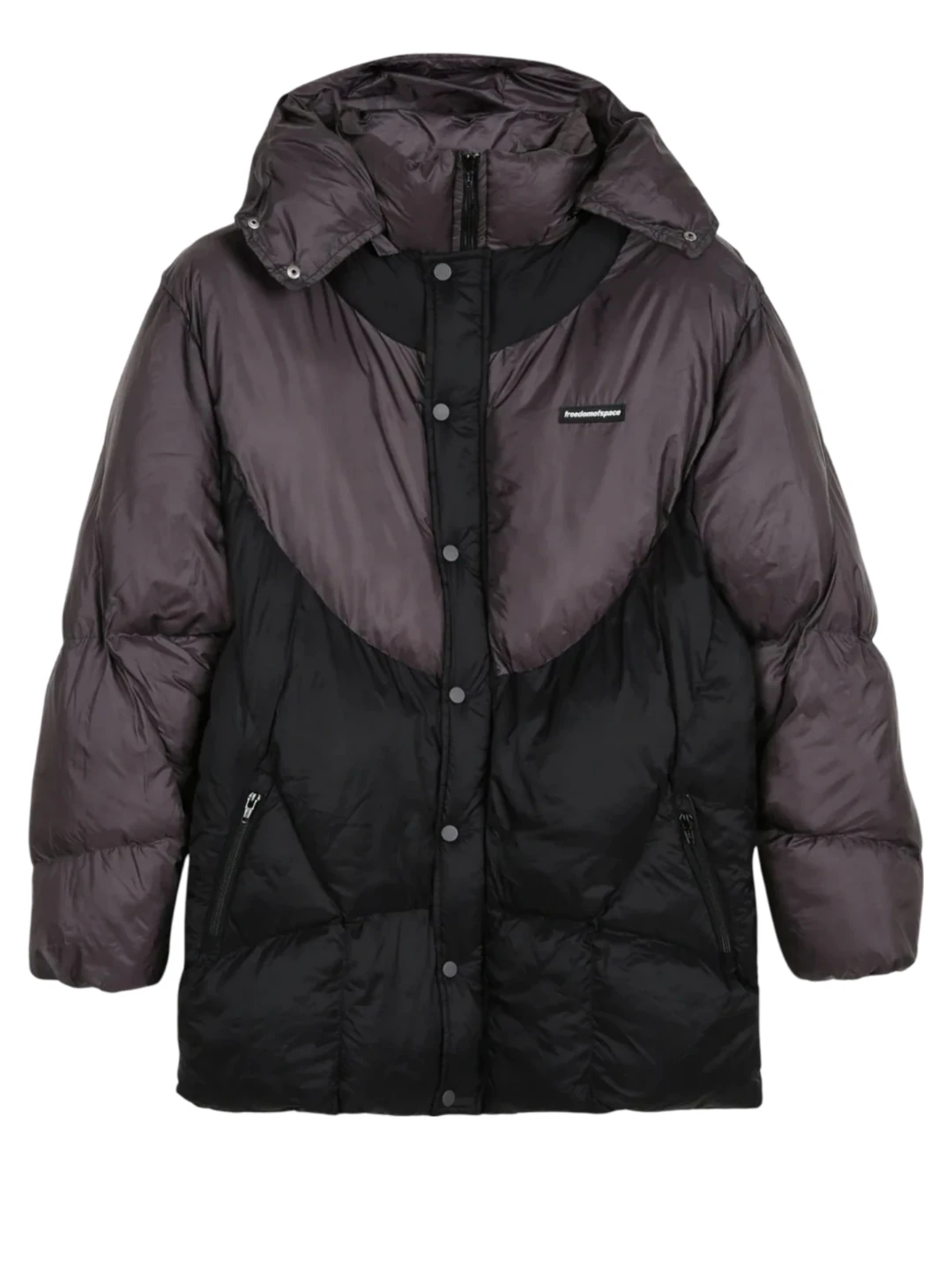 HEART PUFFER JACKET - Siyah1