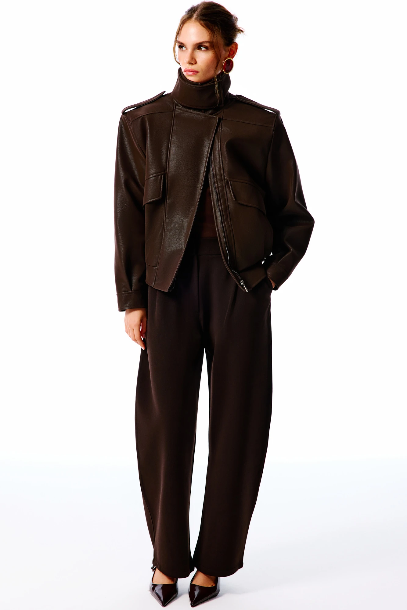 ADELLA Pantolon - Kahverengi