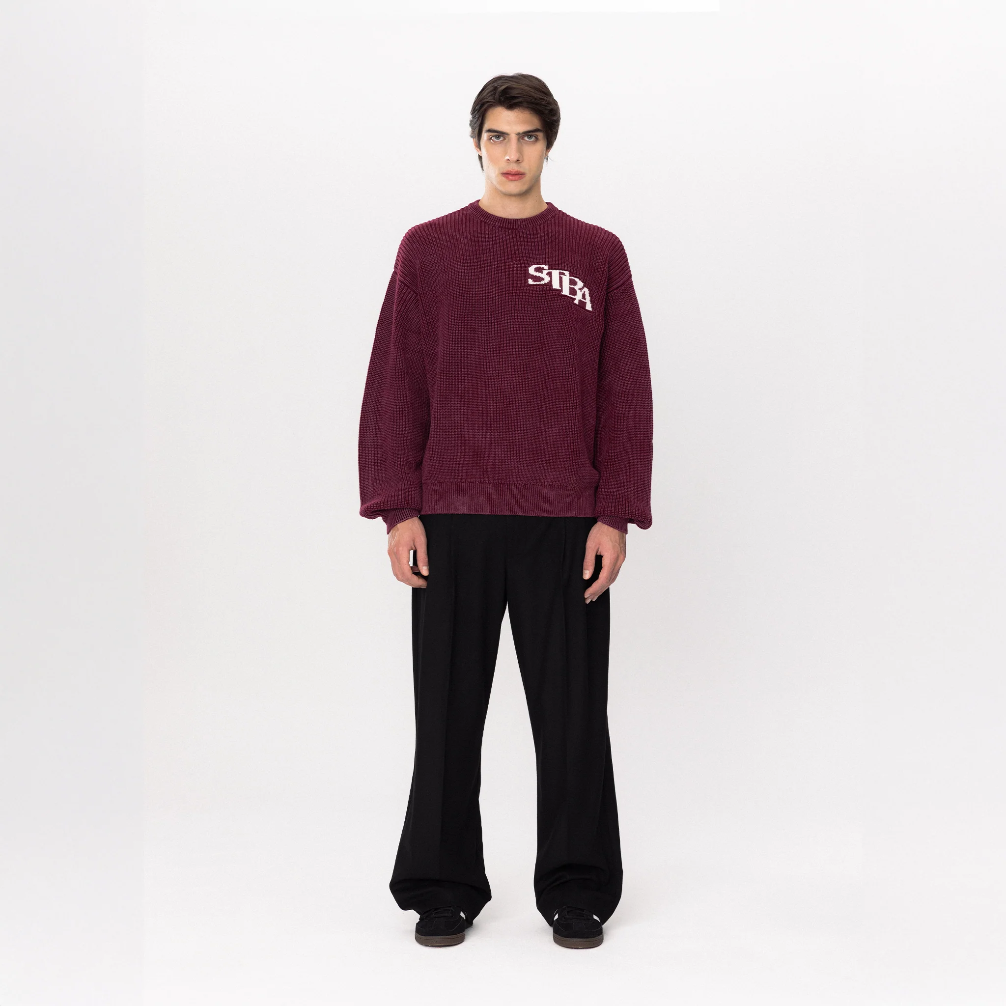 STBA Logo Triko Kazak - Bordo