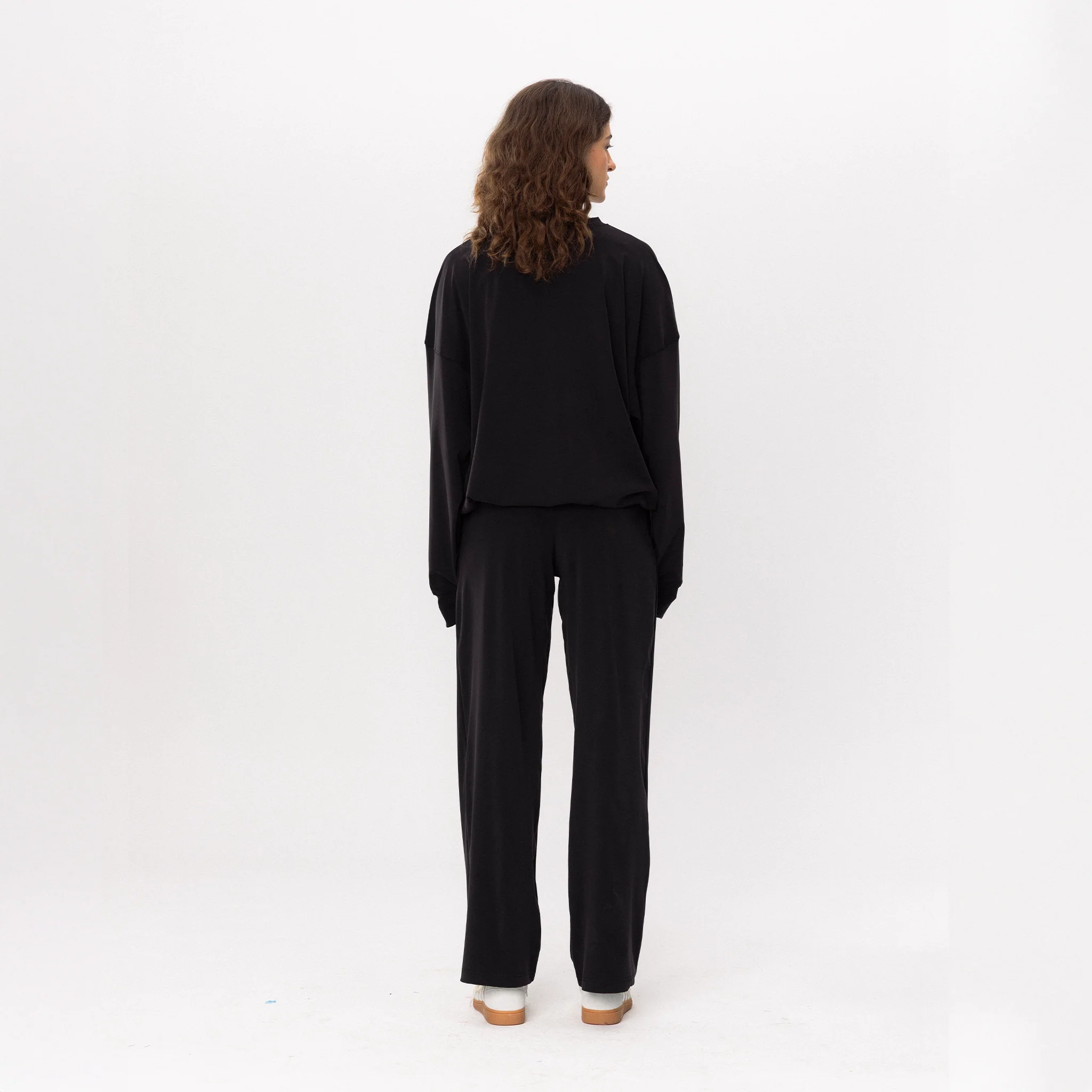 SILKY AND SMOOTH Sweatpants - Siyah