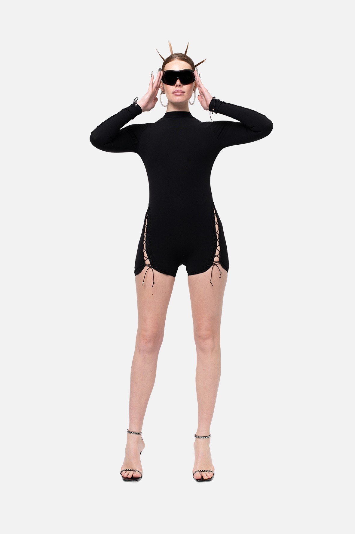 CLONE Playsuit - Siyah