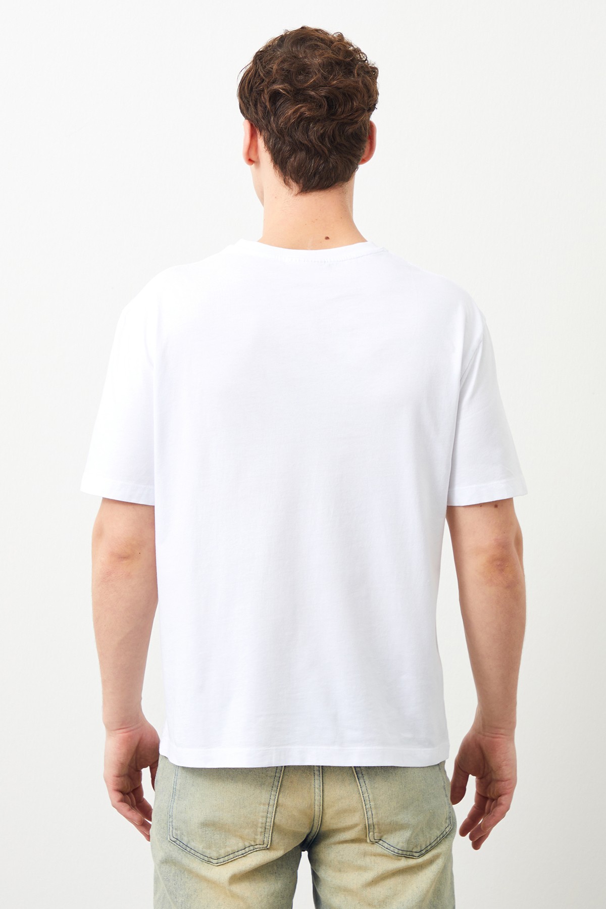 Perus Regular Fit T-Shirt - Beyaz 