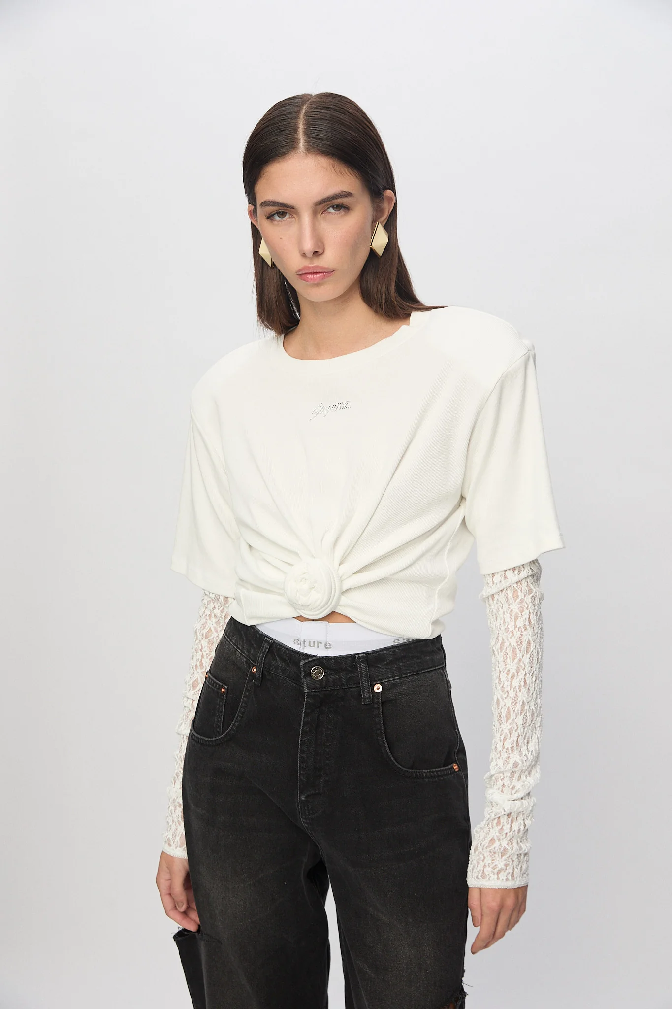 MARILYN Üst - Beyaz