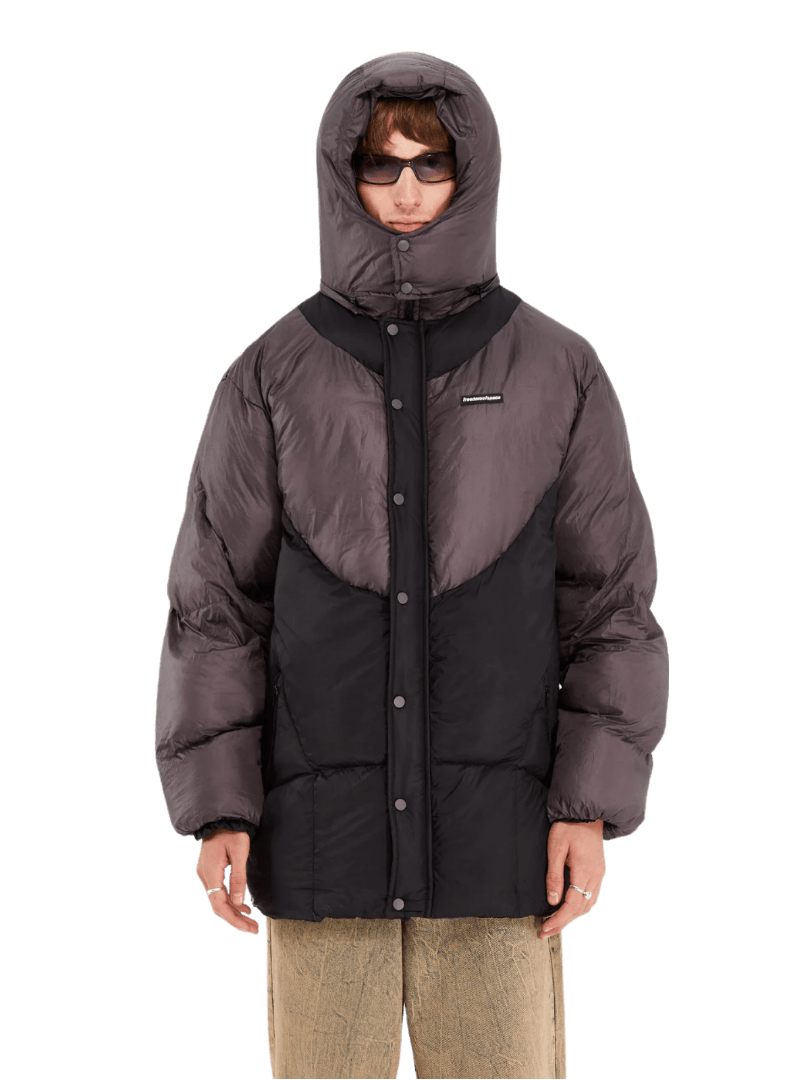 HEART PUFFER JACKET - Siyah 