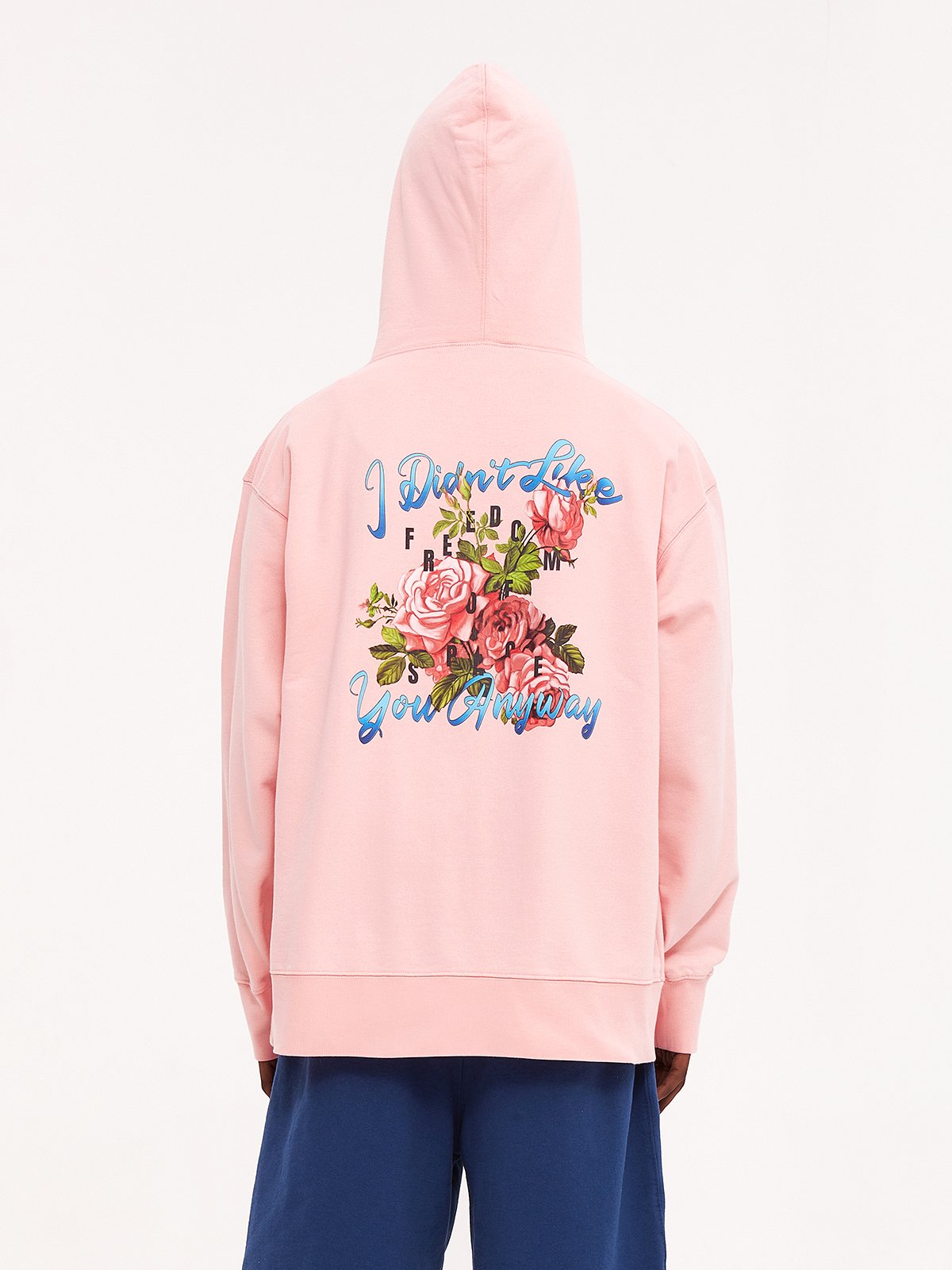 DIDNT YOU LIKE YOU Hoodie - Pembe 