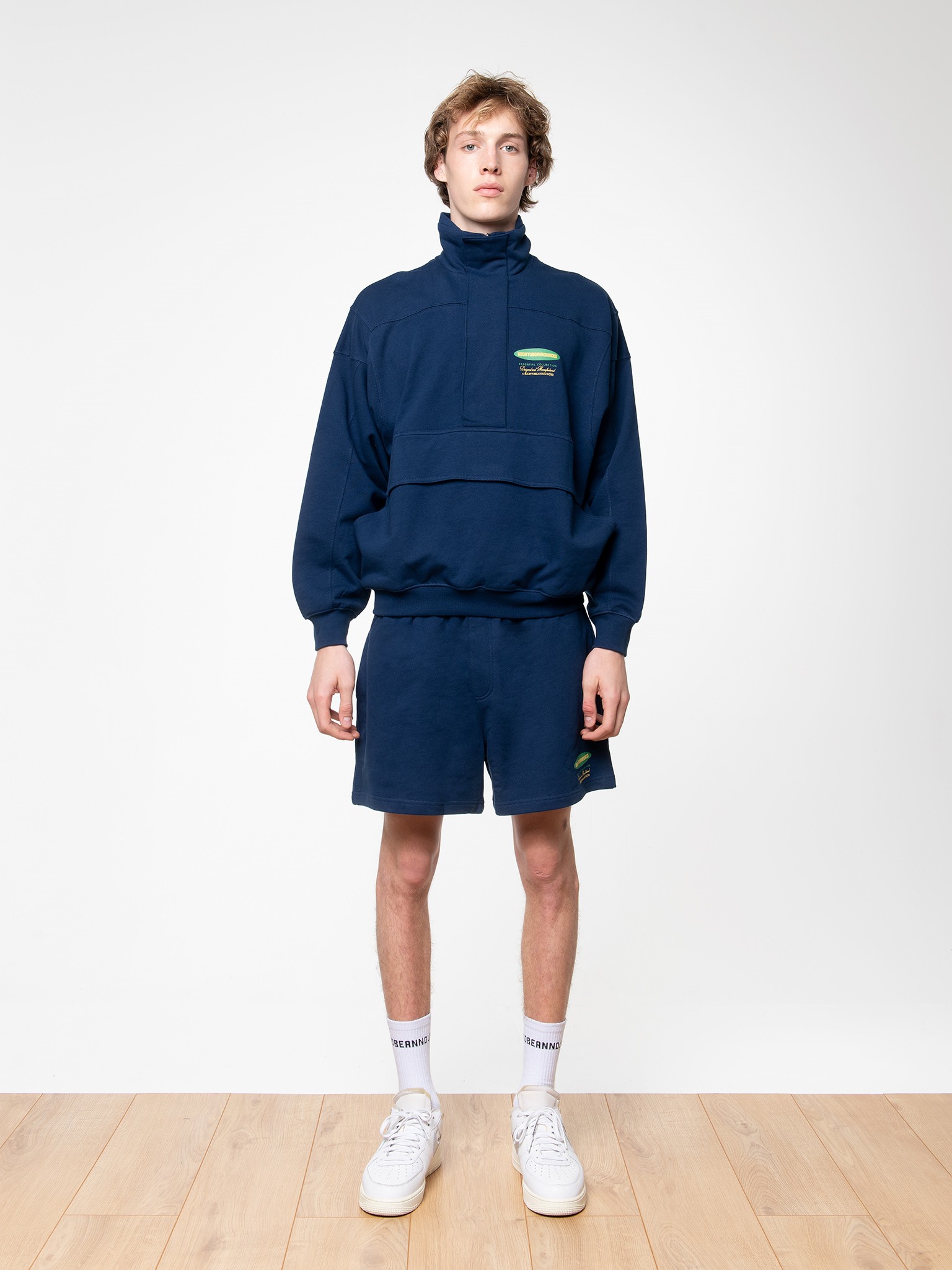   ESSENTIALS LOGO Half Zip Sweatshirt 