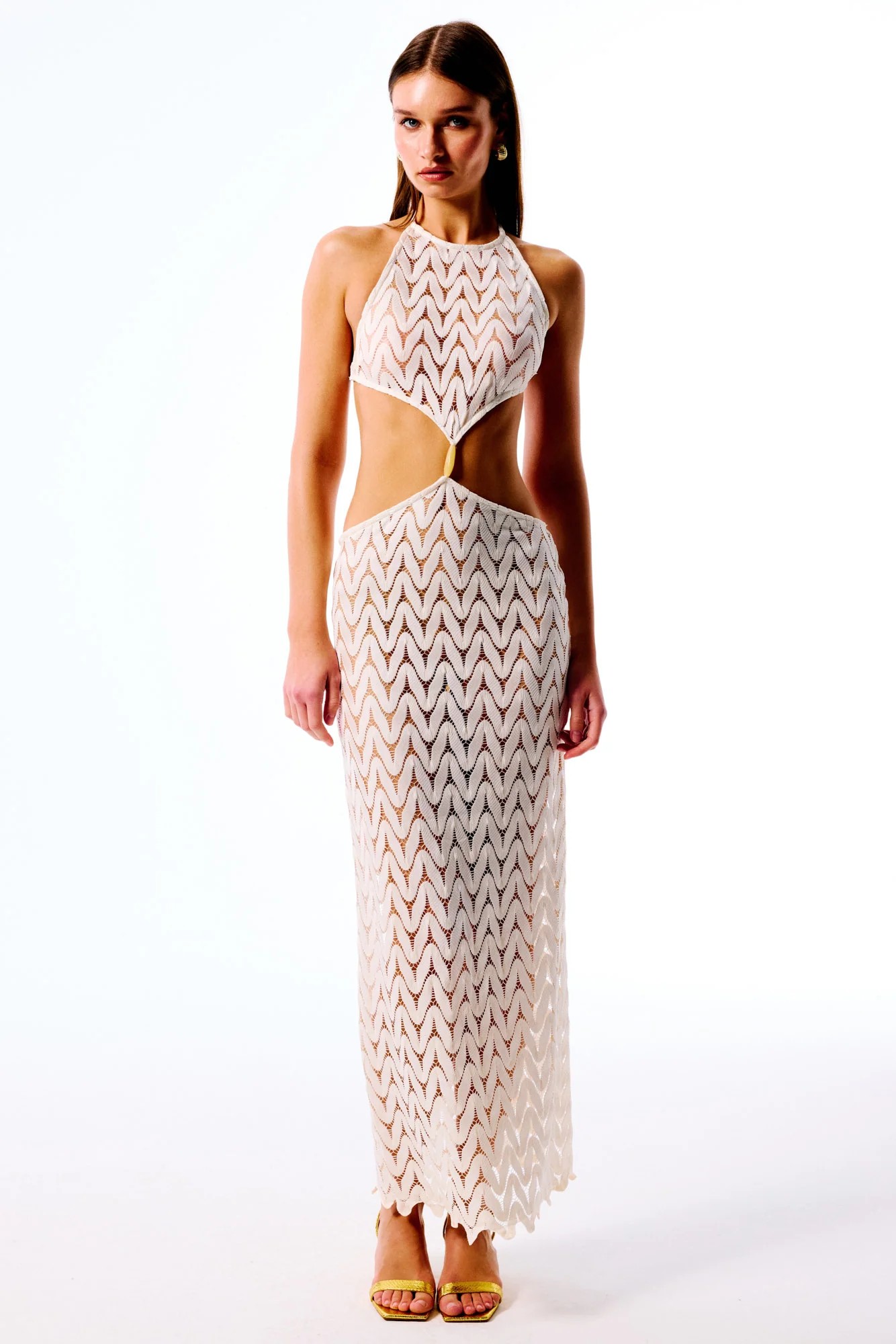 LUCY Maxi Elbise  - White