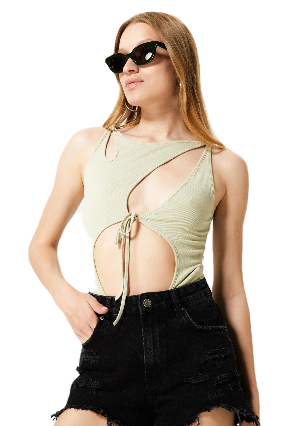 RILEY Bodysuit  - Yeşil