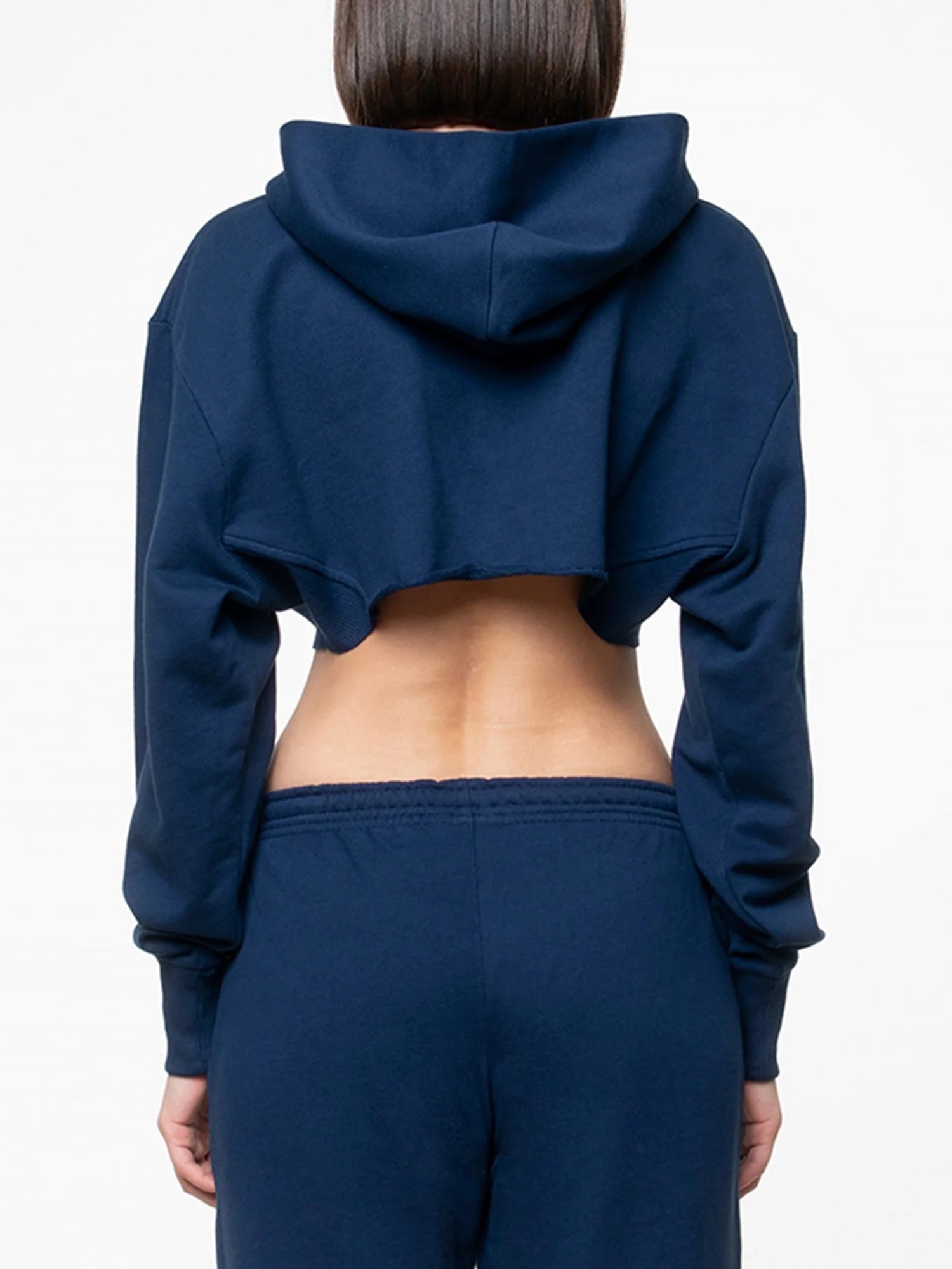 ESSENTIALS LOGO Crop Hoodie