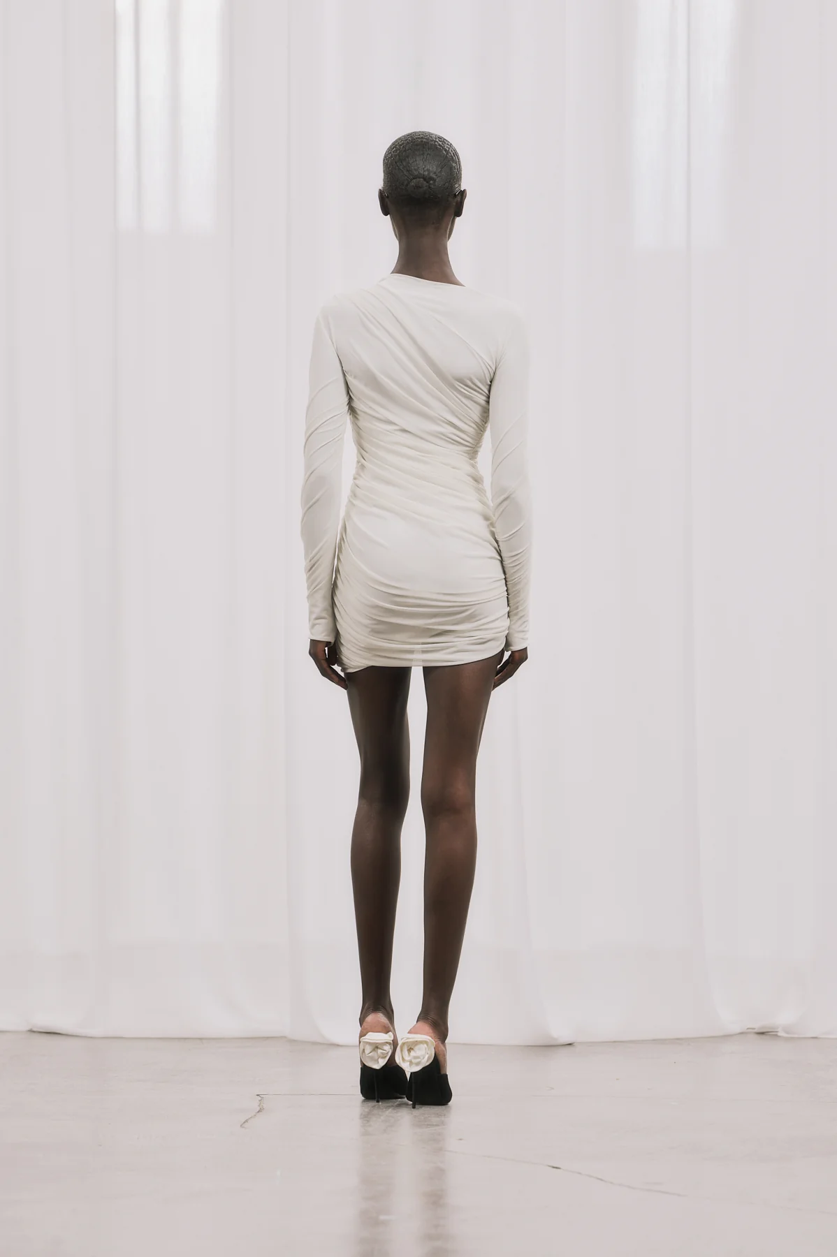 MELS Mini Elbise - Ecru