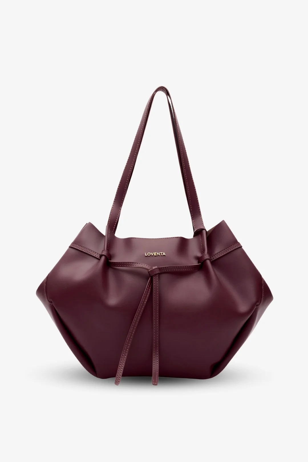 NIESHA Large Tote Çanta - Bordo