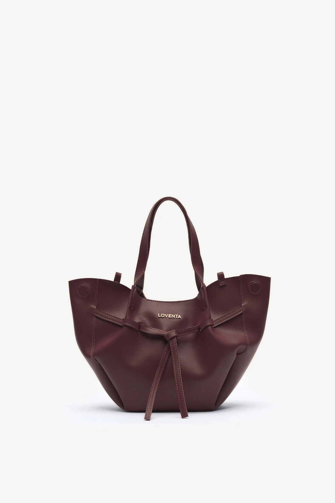 NIESHA Mini Tote Çanta - Bordo