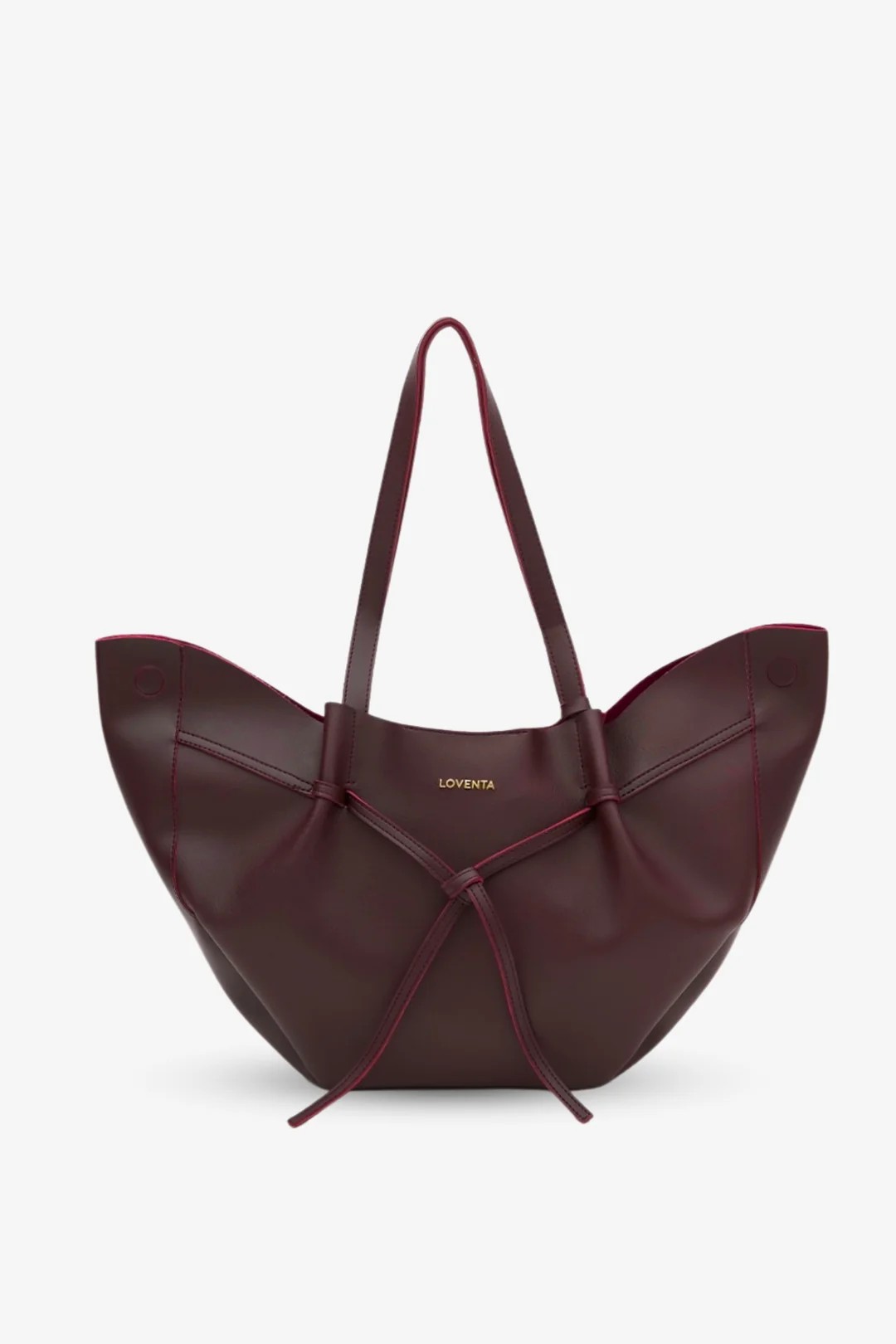 NIESHA Large Tote Çanta - Bordo