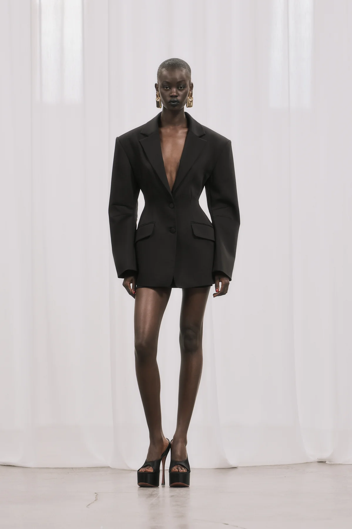 VALEN Ceket&Etek Takım - Siyah