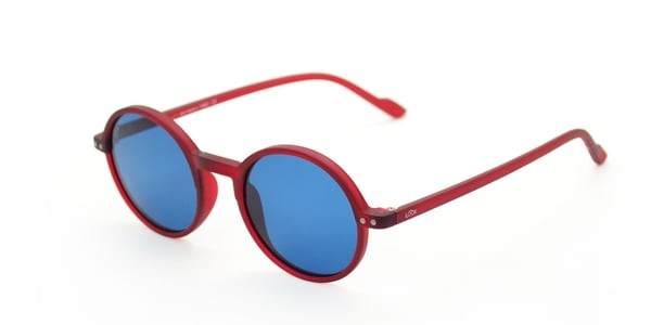 LEON Unisex Güneş Gözlüğü - Matte Cherry Blue