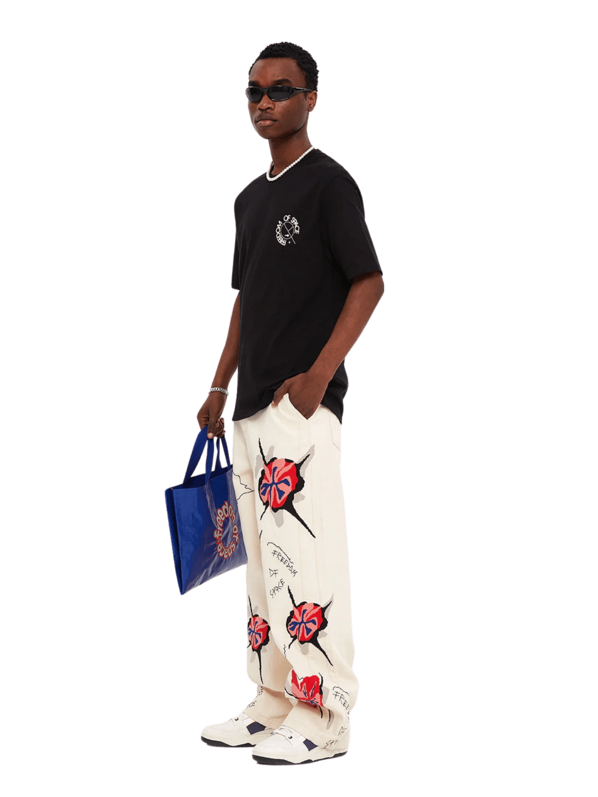 FLOWER EMBROIDERED JEANS