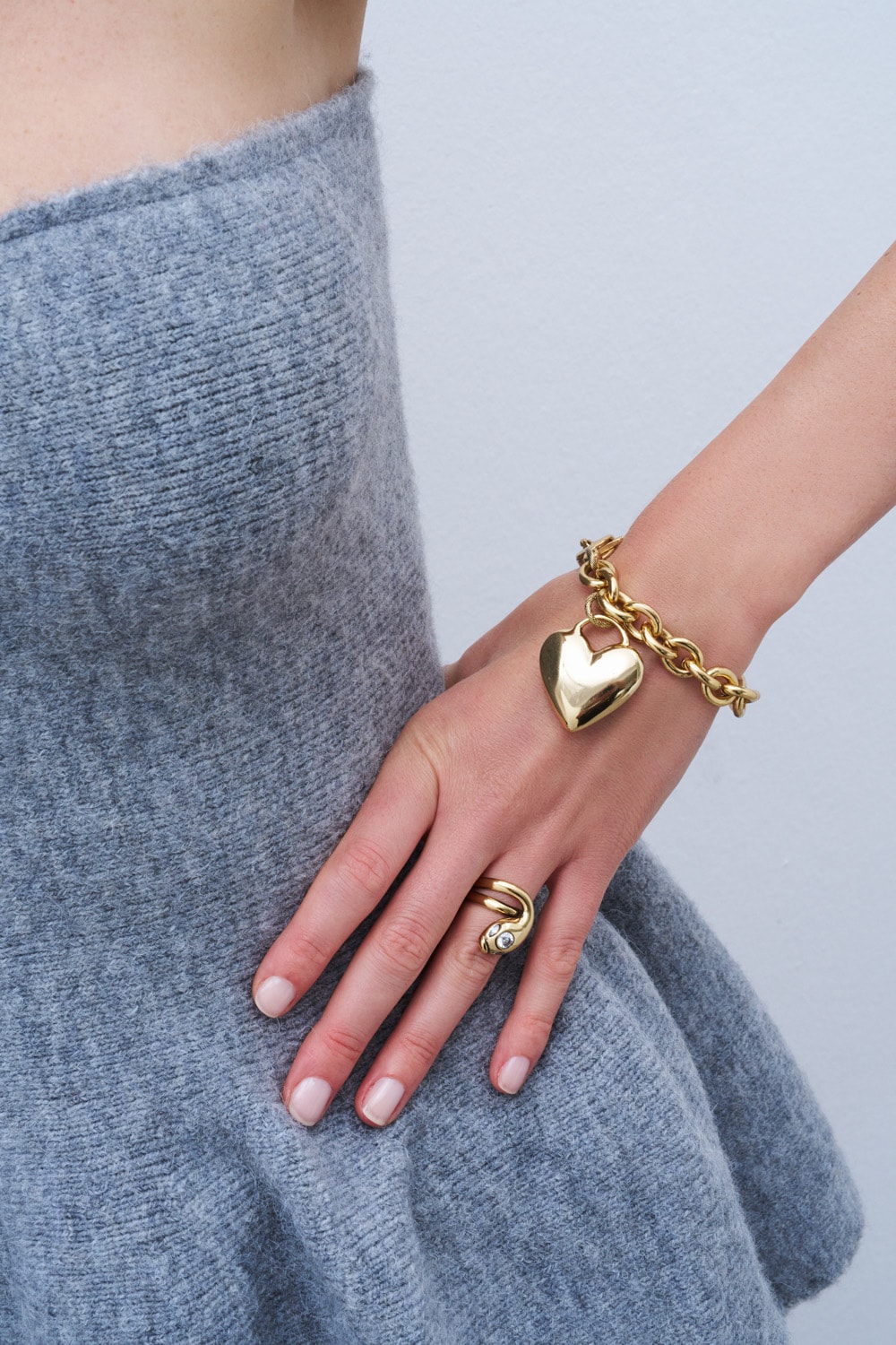 GOLDEN HEARTH Charm Bilezik