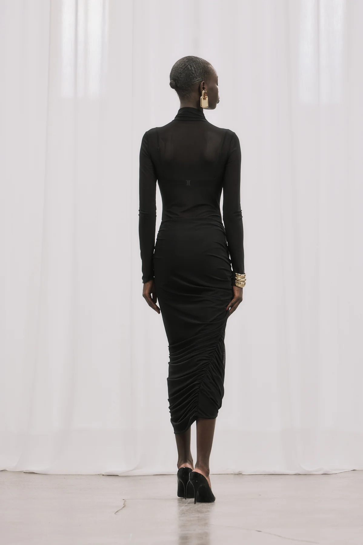 NYX Maxi Elbise - Siyah