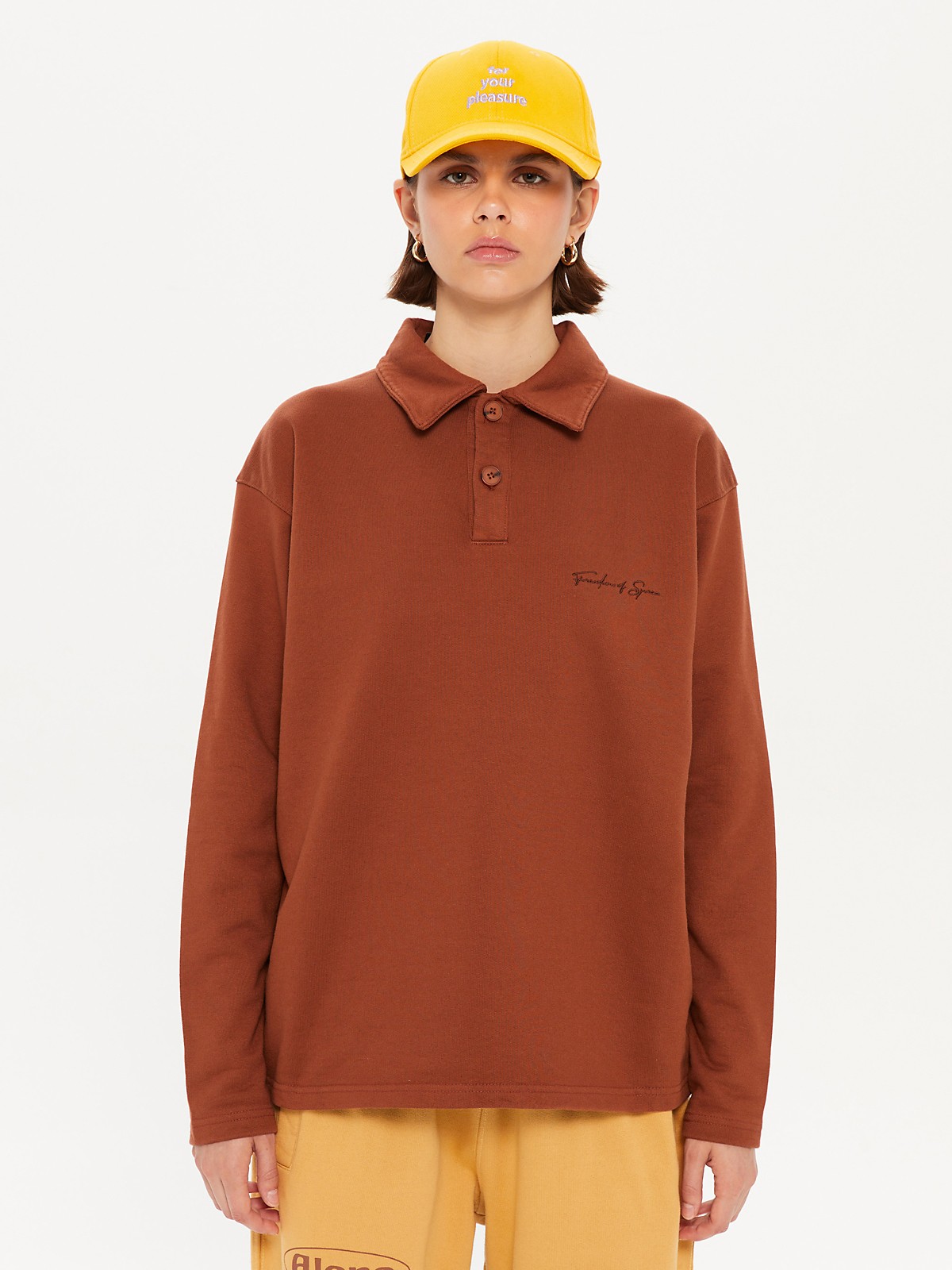 SIGNATURE Polo Sweatshirt - Kahverengi 