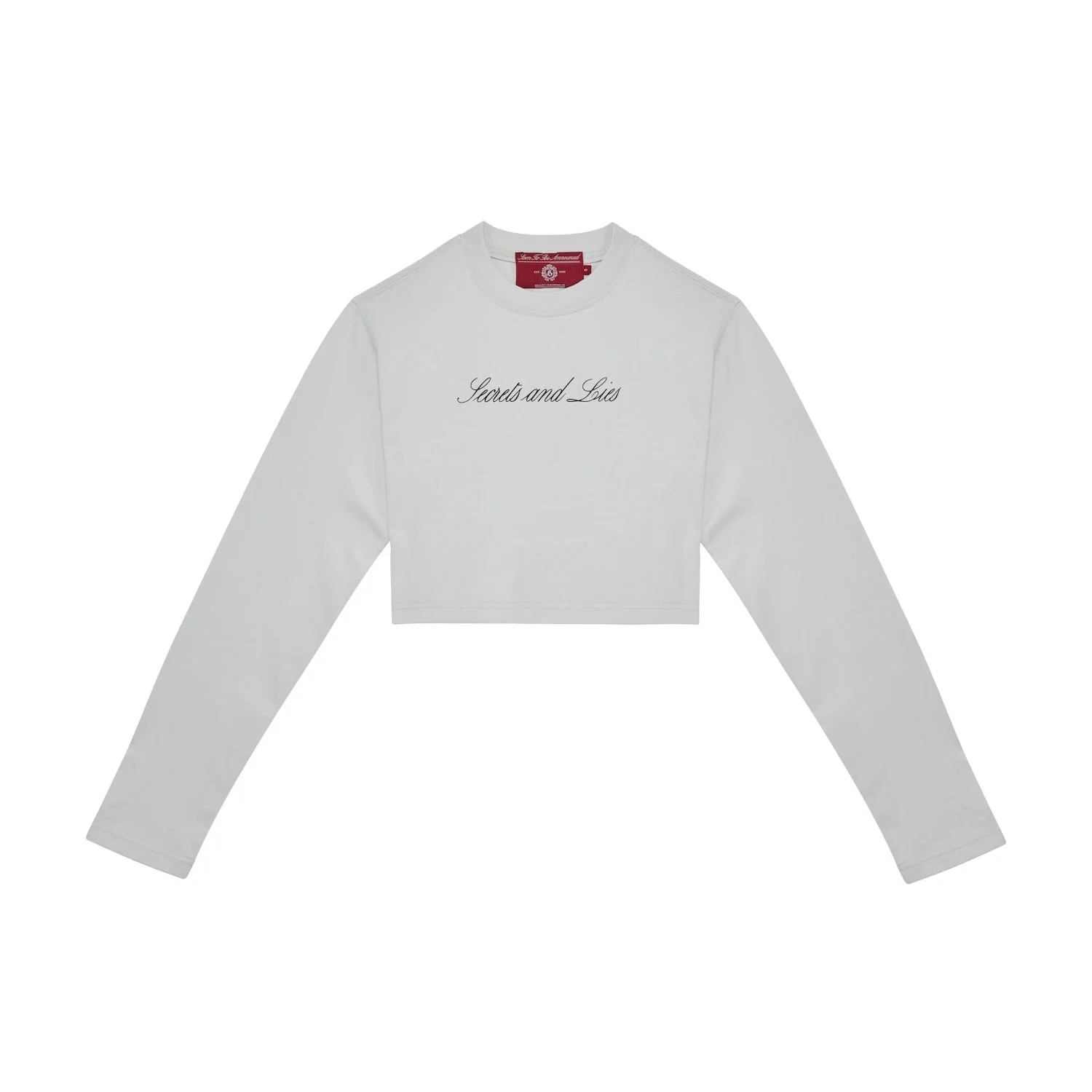 SECRETS AND LIES L/S Crop T-Shirt