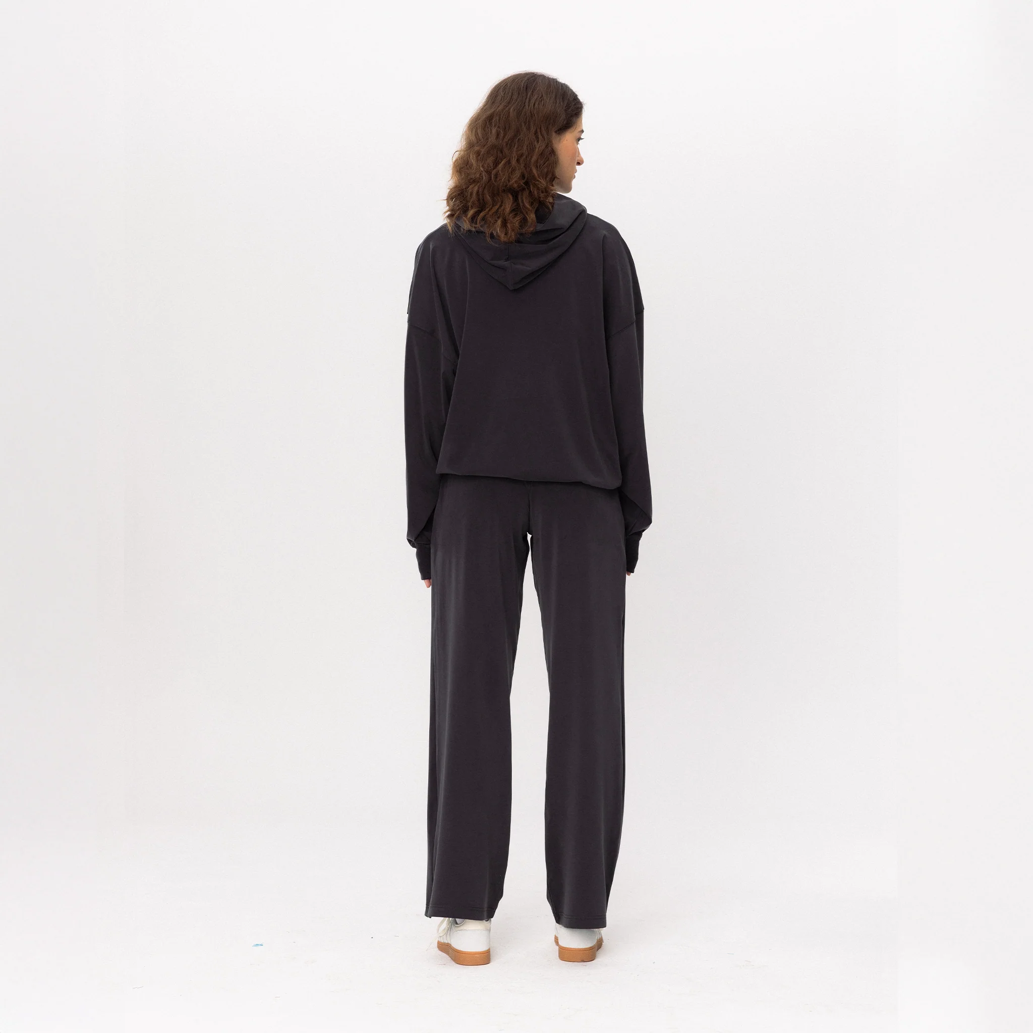 SILKY AND SMOOTH Hoodie - Gri 