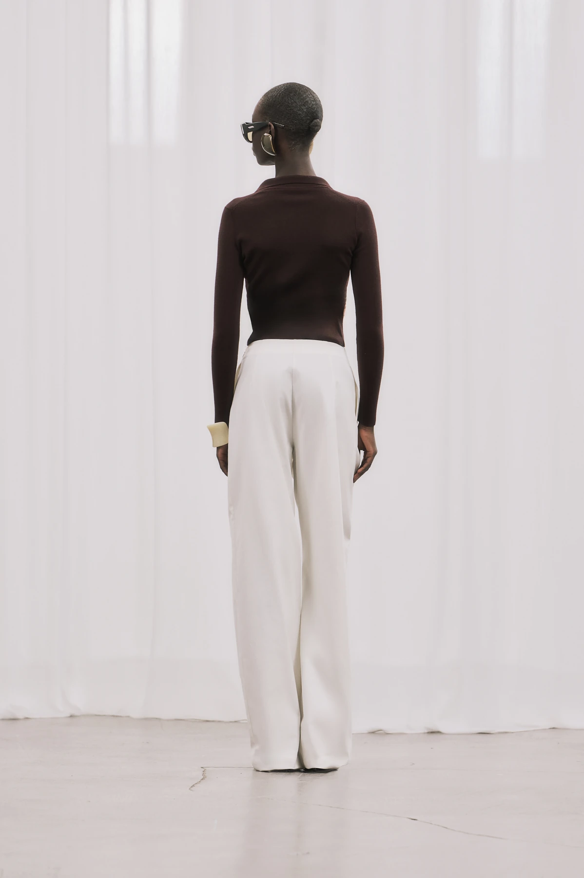 REVA Yakalı Triko - Kahverengi 