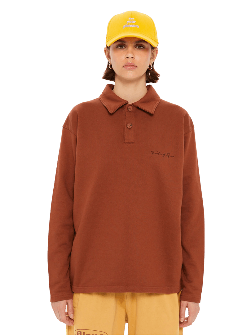 SIGNATURE Polo Sweatshirt - Kahverengi 