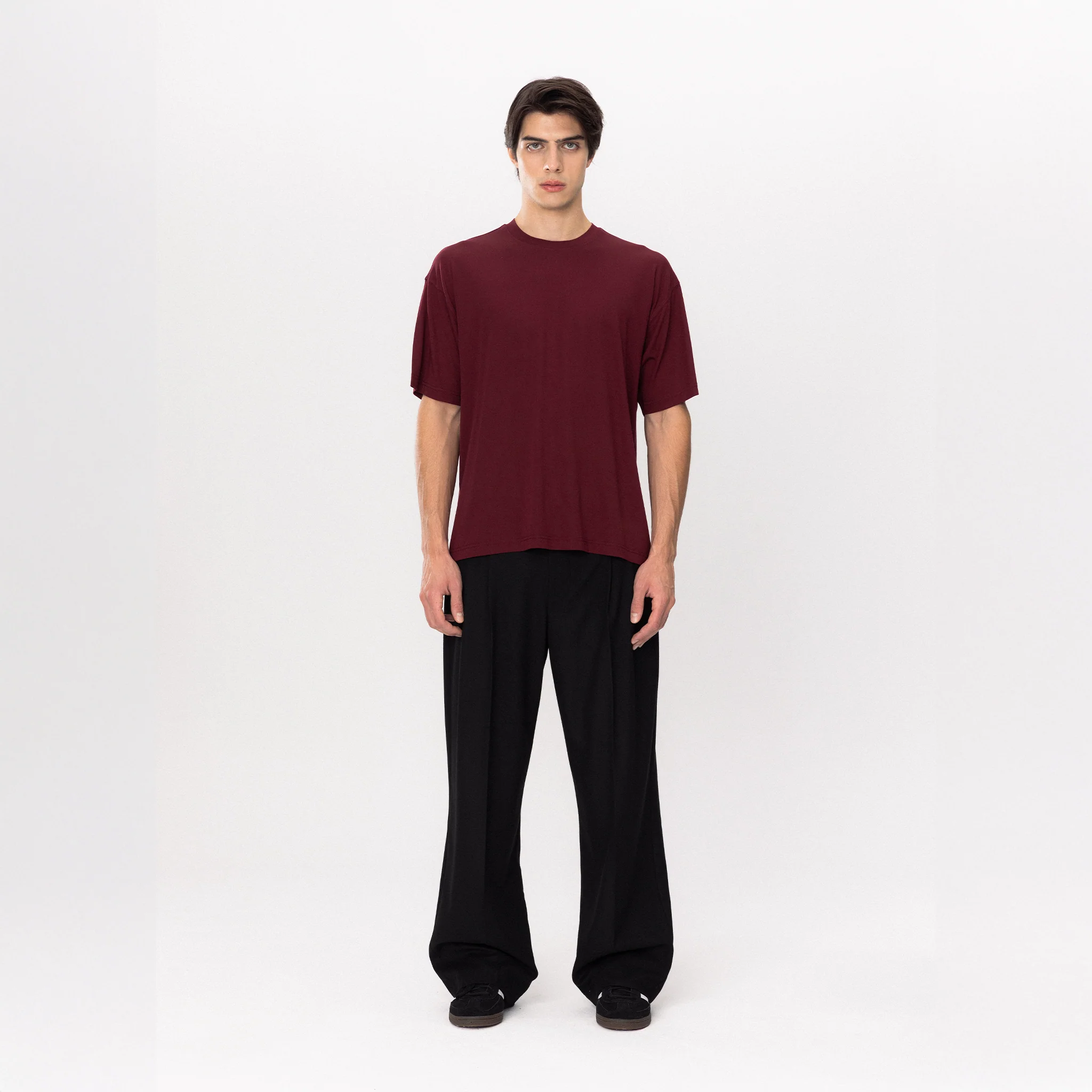 SOFT TOUCH T-Shirt- Bordo 