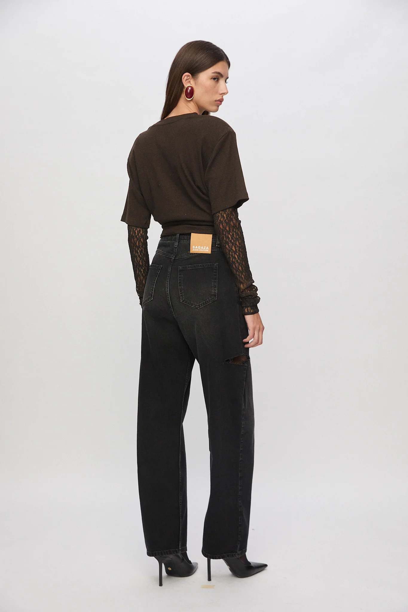 MARILYN Üst - Kahverengi