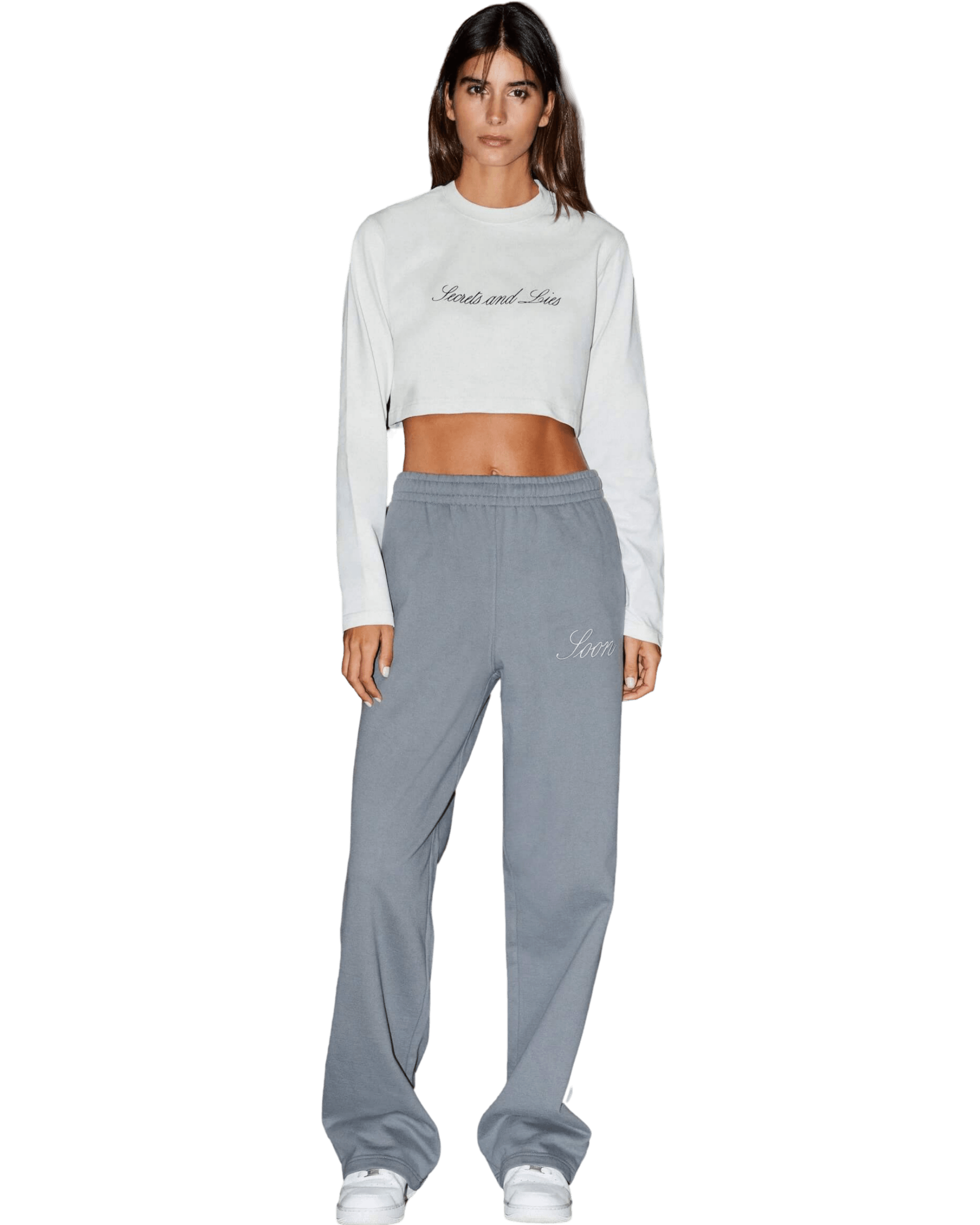 SECRETS AND LIES L/S Crop T-Shirt