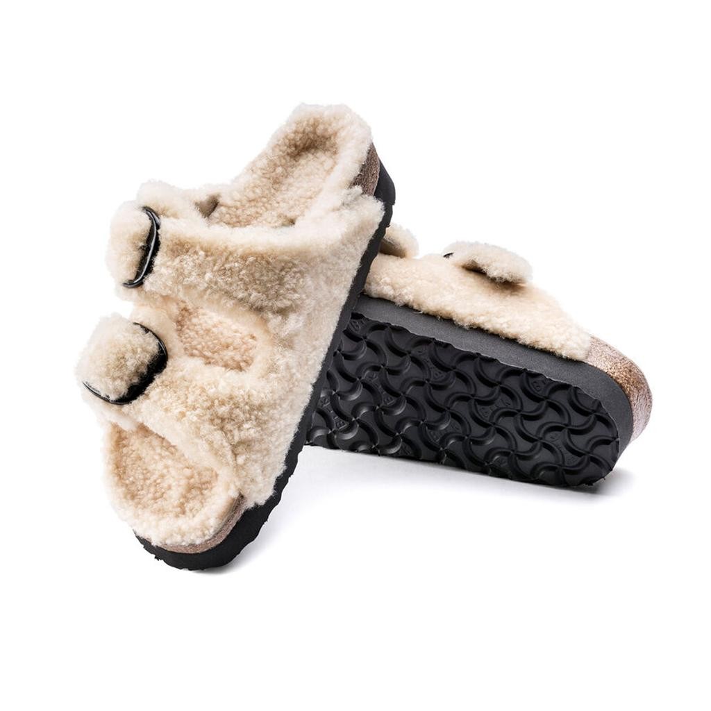 Arizona Big Buckle Platform Shearling Terlik