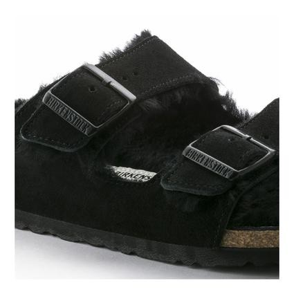 Arizona Shearling Siyah Terlik