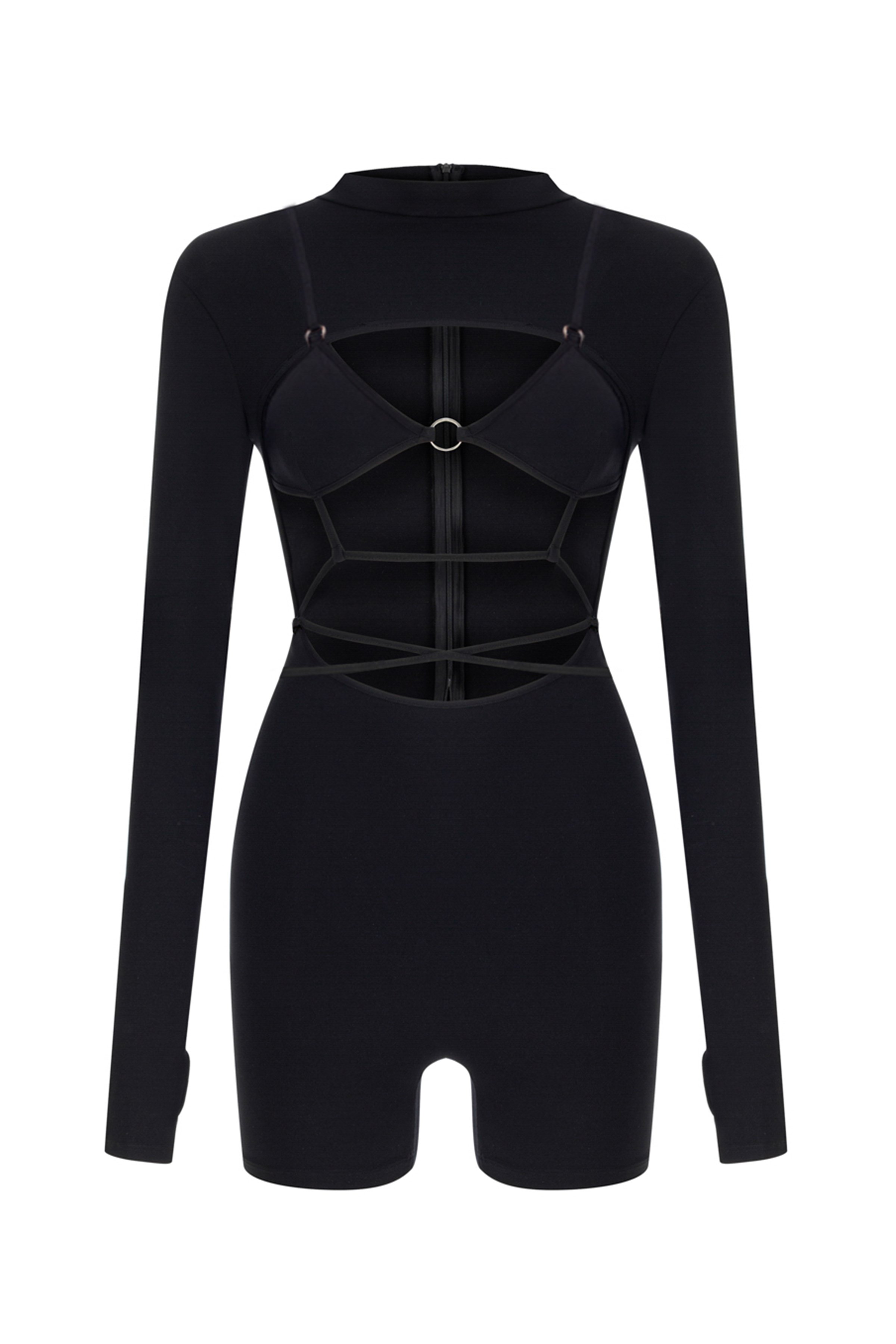 REVENGE Playsuit - Siyah