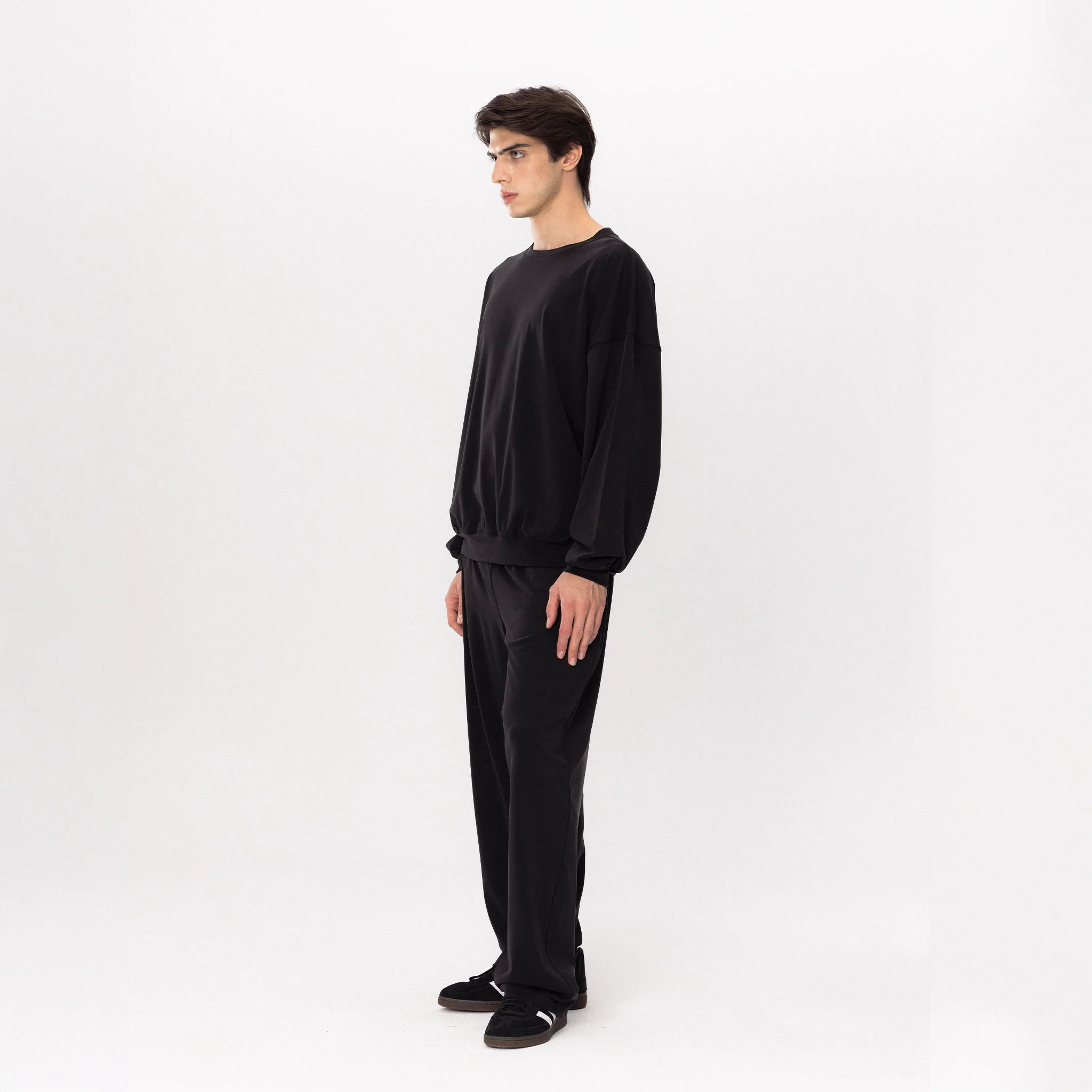 SILKY AND SMOOTH Sweatpants - Siyah