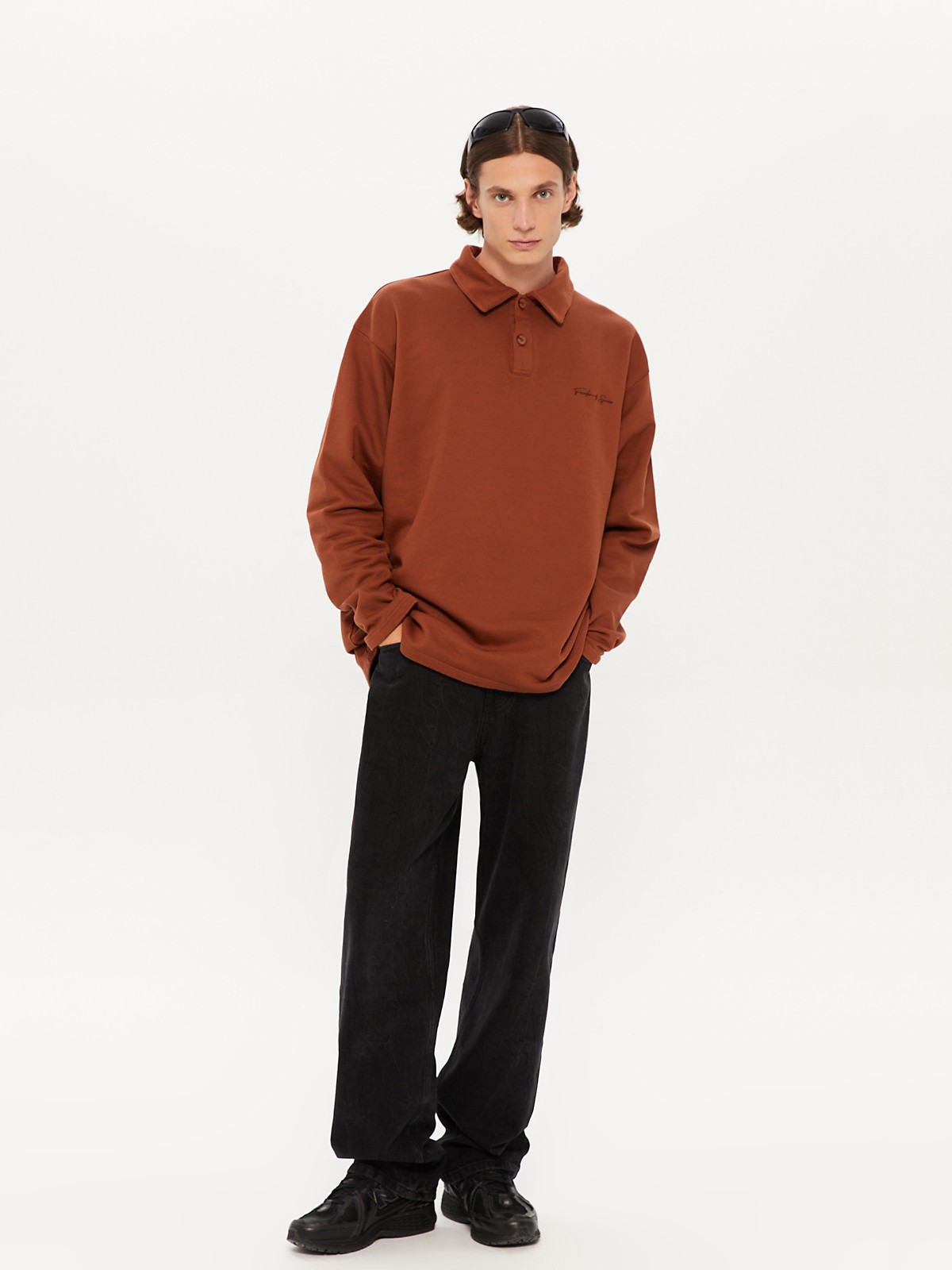 SIGNATURE Polo Sweatshirt - Kahverengi 