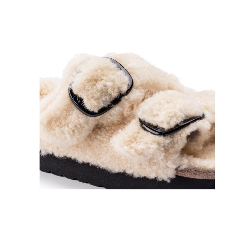 Arizona Big Buckle Platform Shearling Terlik