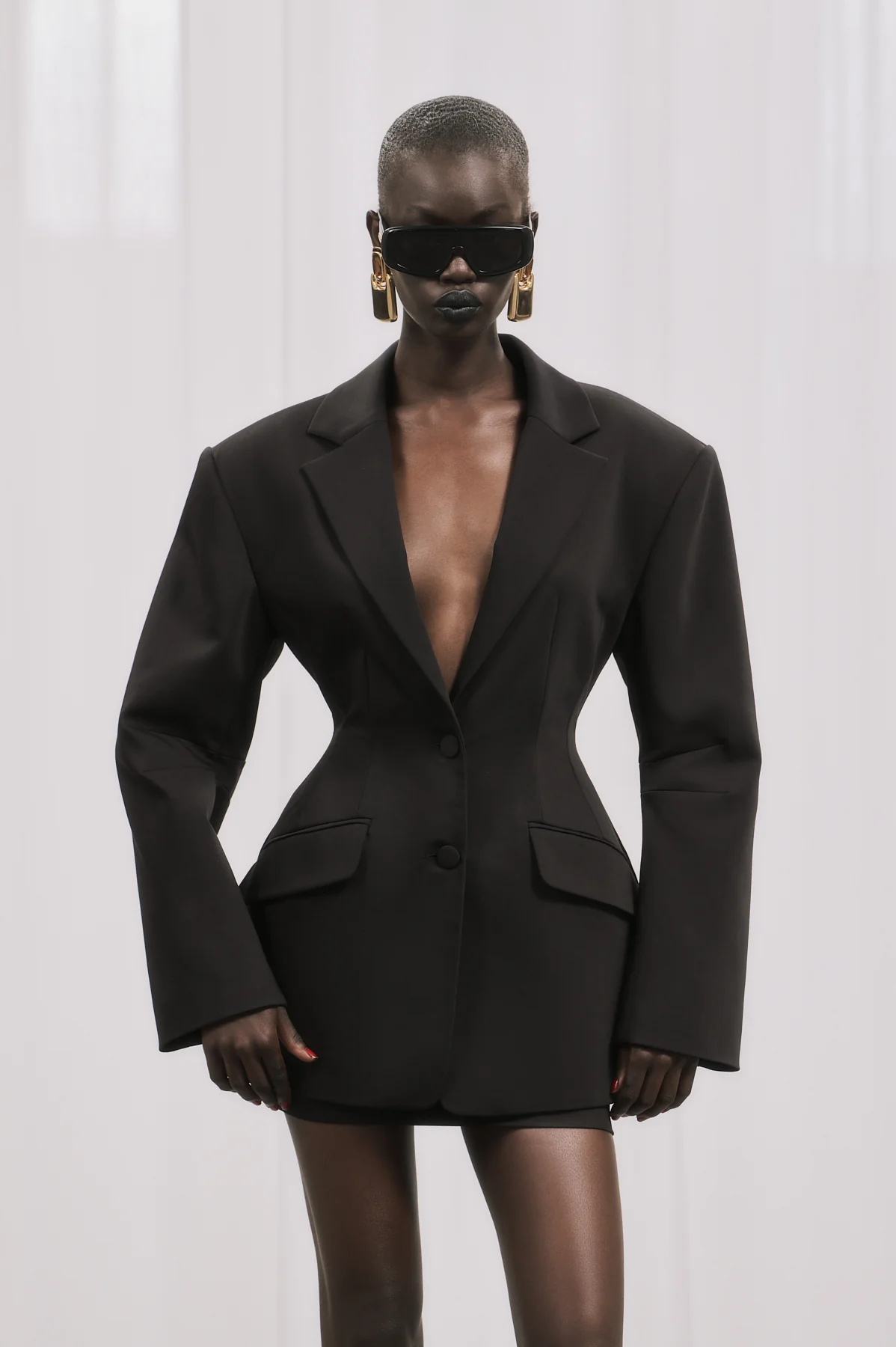 VALEN Ceket&Etek Takım - Siyah